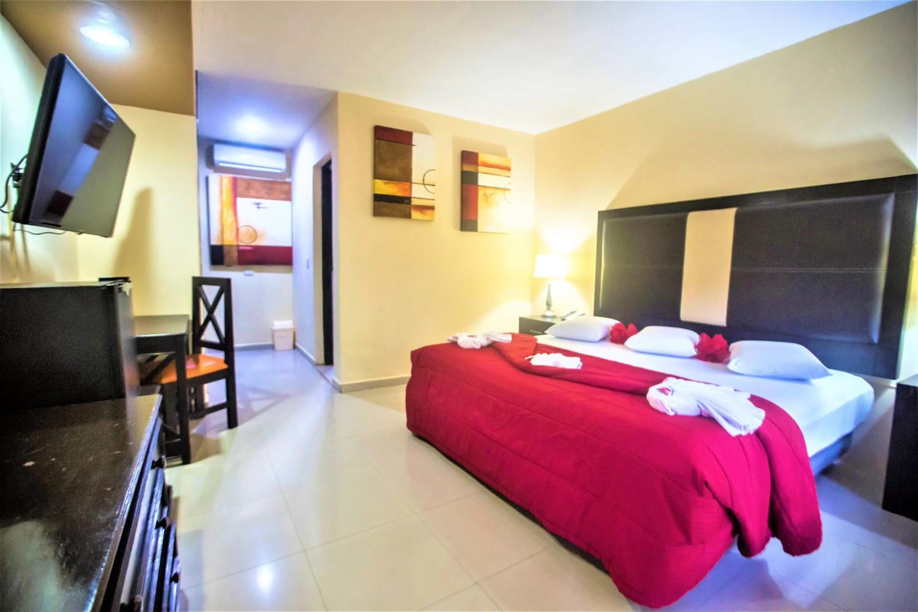 Bed in Hotel Plaza Mirador