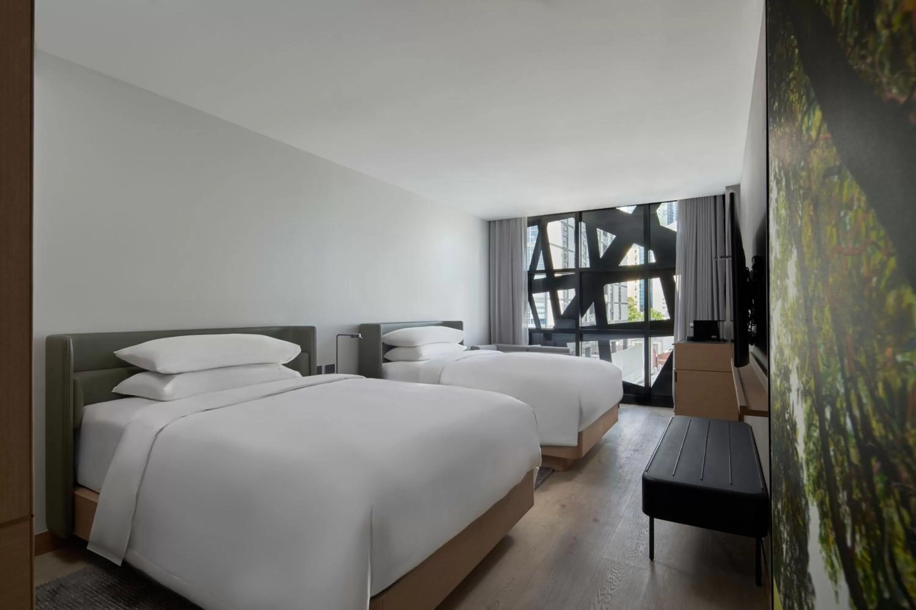 Photo of the whole room, Bed in Courtyard by Marriott Melbourne Flagstaff Gardens