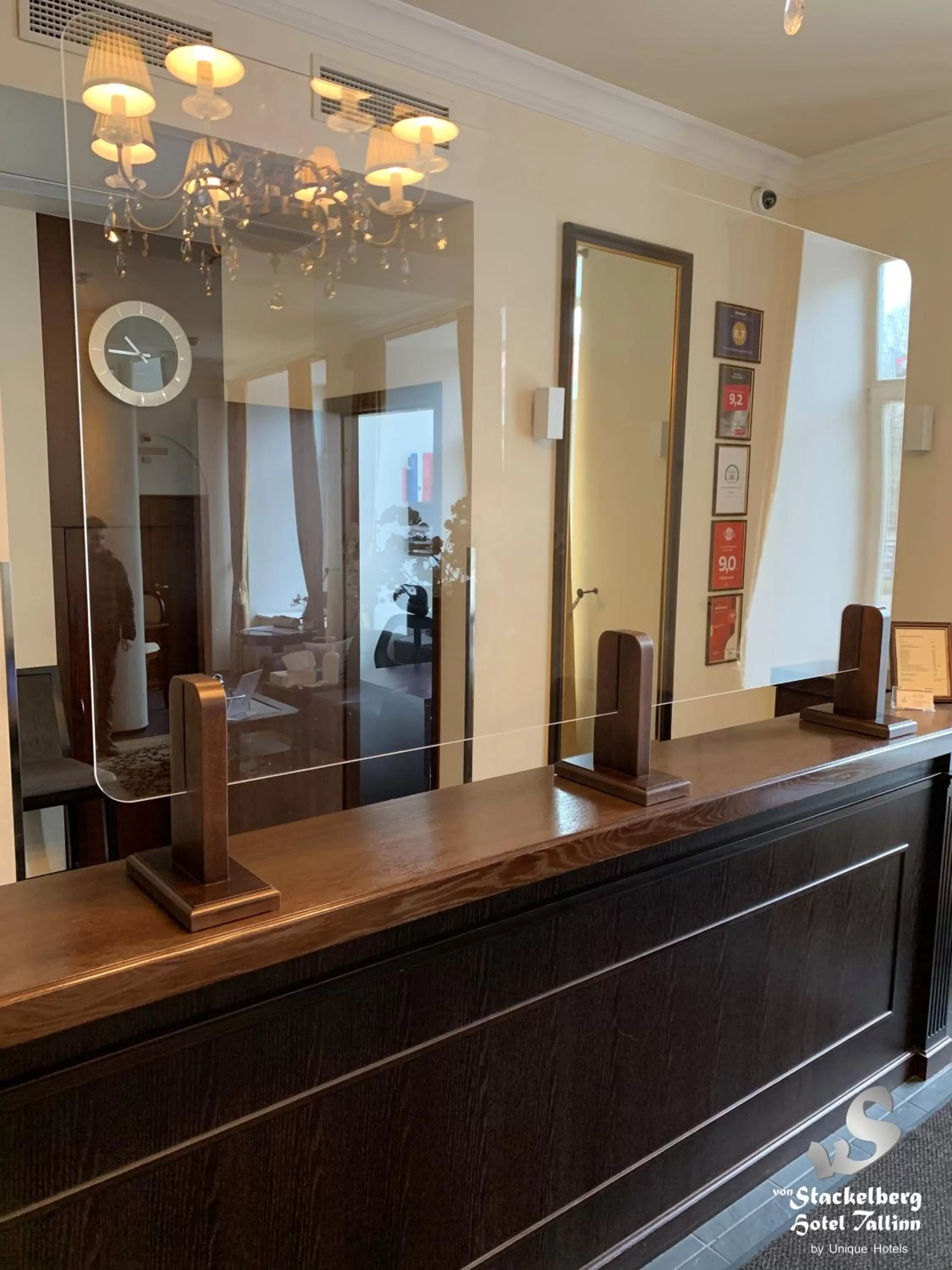 Lobby or reception in The von Stackelberg Hotel Tallinn