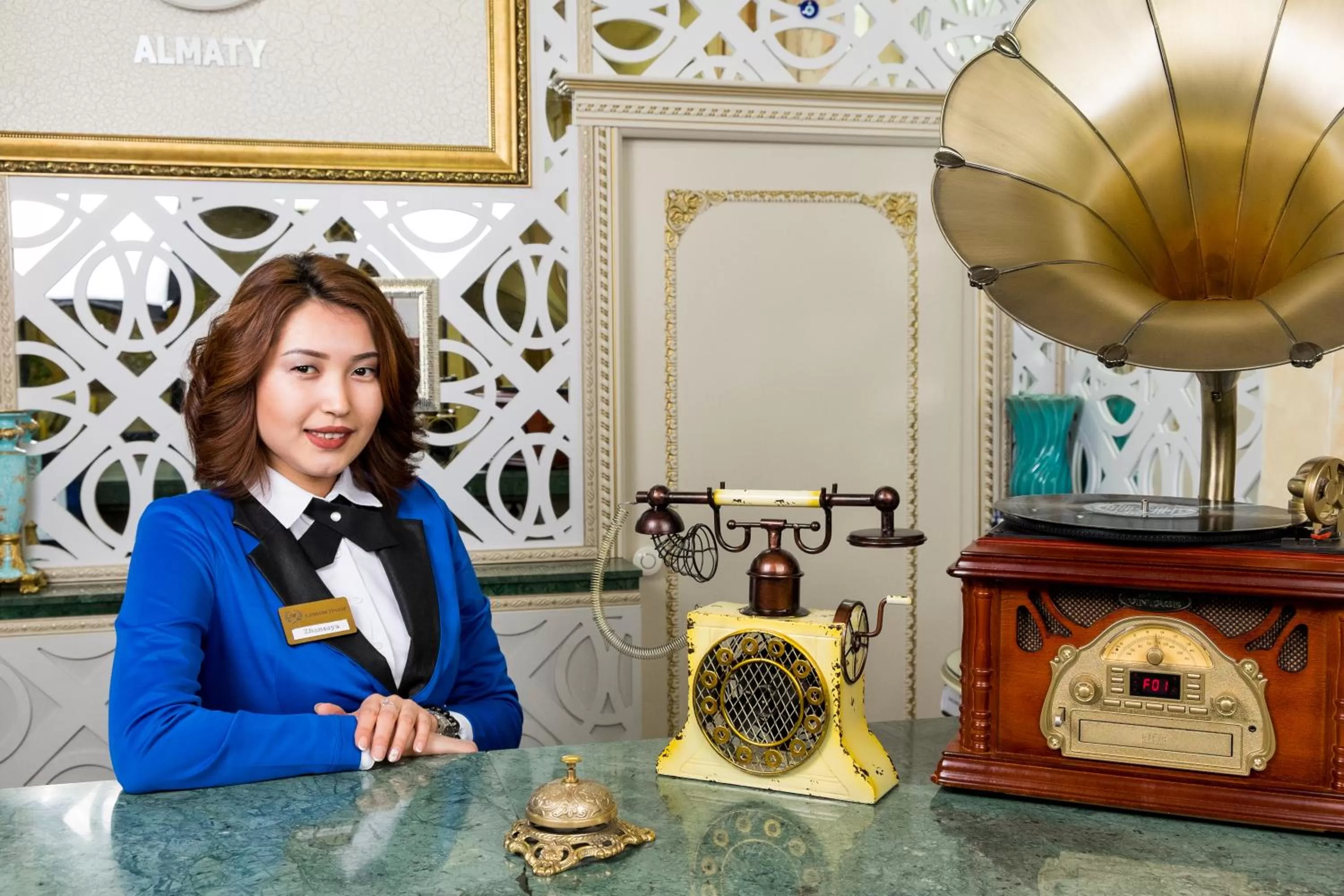 Staff in Amsterdam Hotel Aktobe