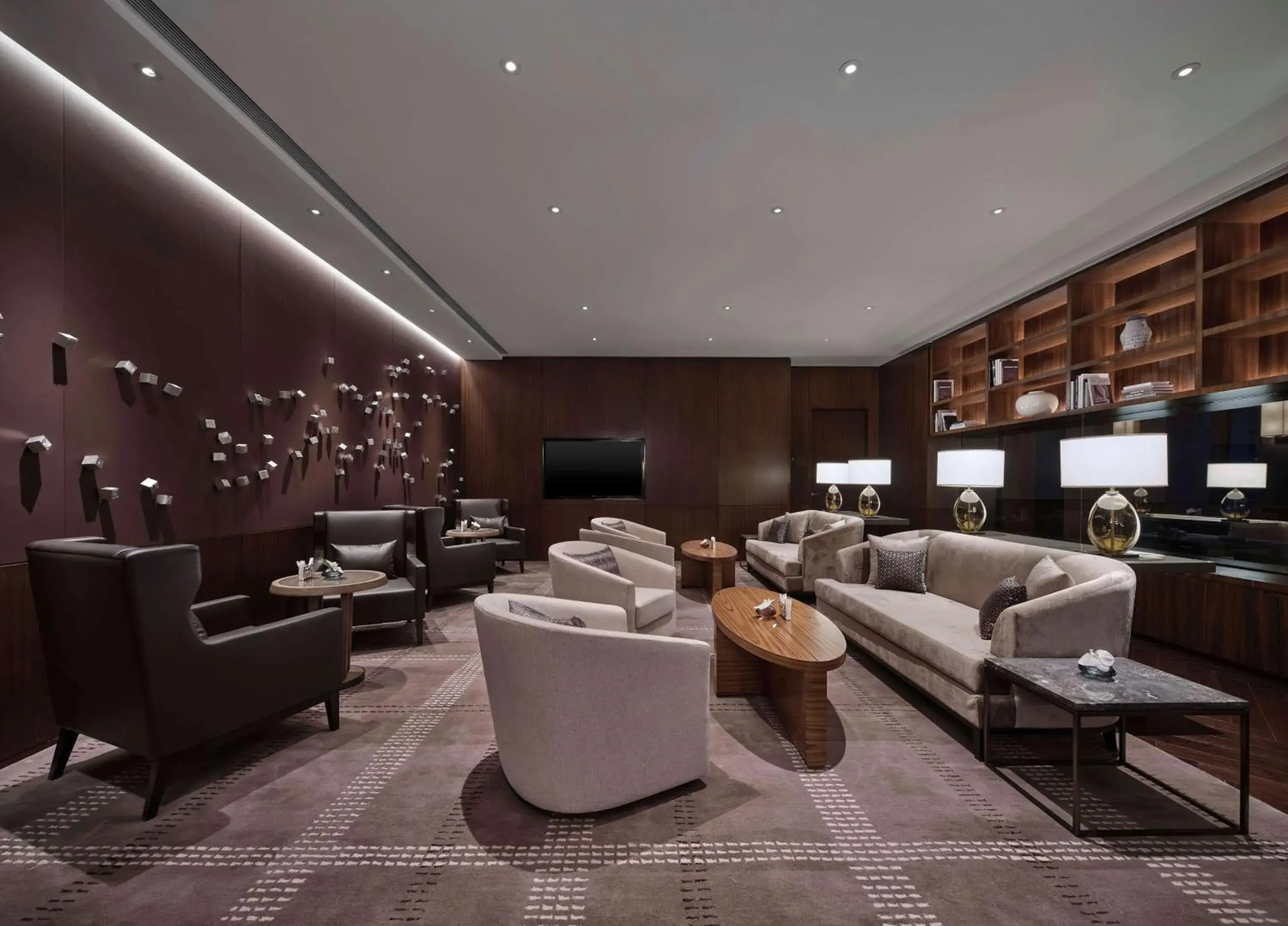 Lobby or reception, Lounge/Bar in Hilton Guiyang