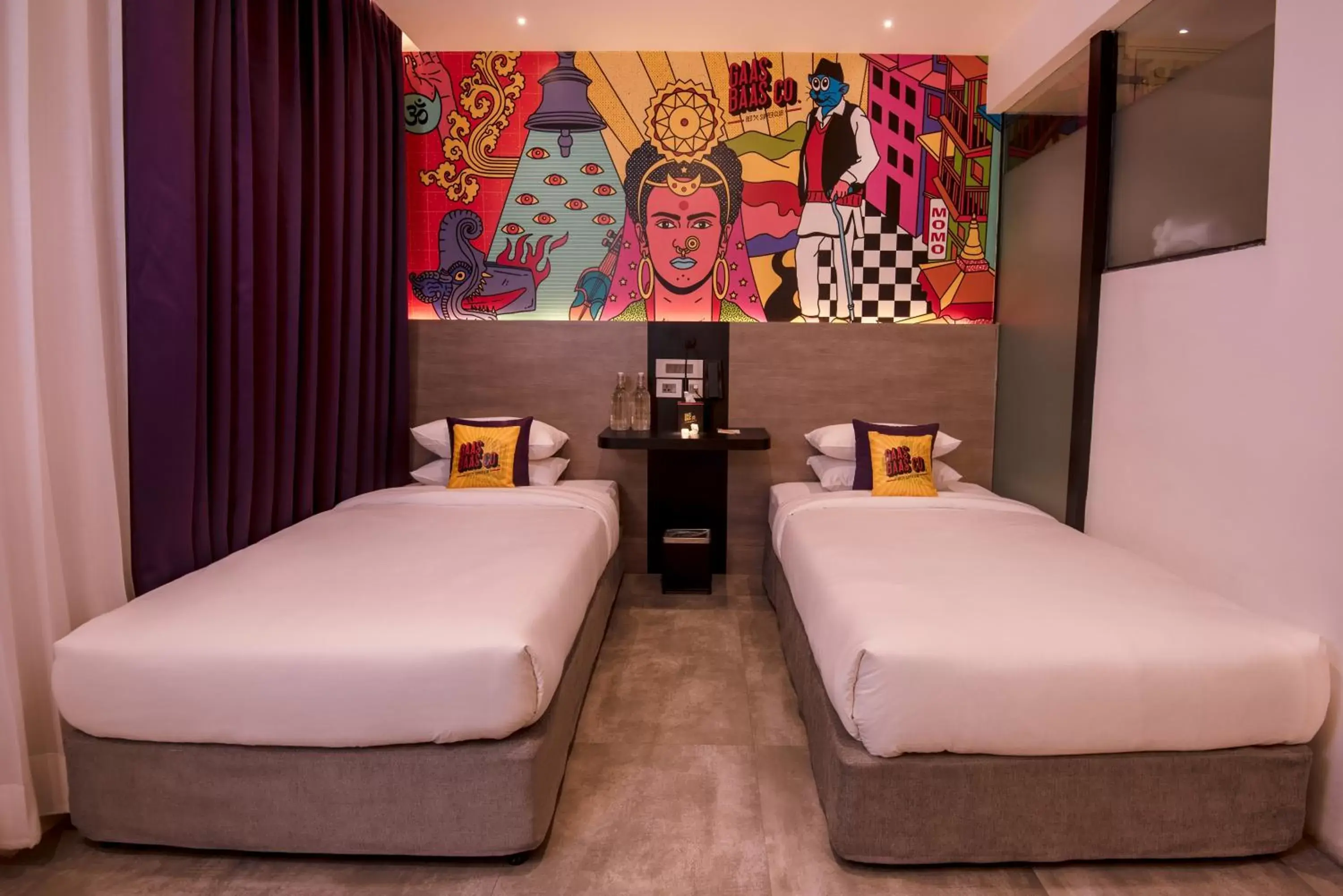 Deluxe Twin Room with Balcony in Gaas BaasCo Deluxe Twin Room with Balcony in Gaas BaasCo