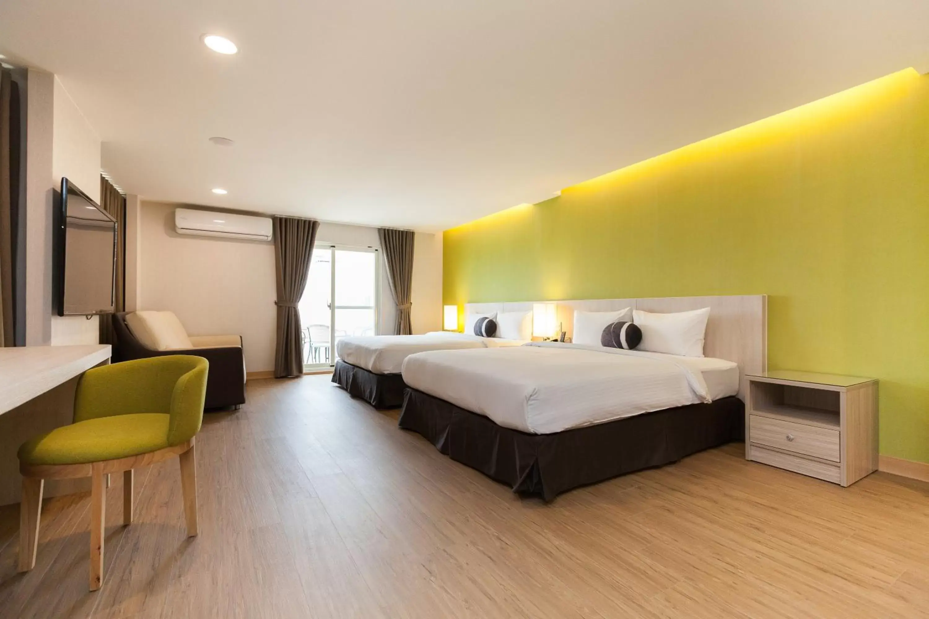 Bed in TC Hotel - Hualien Zhongxiao