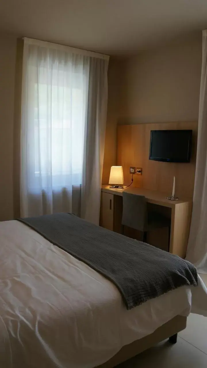 Photo of the whole room, Bed in Albergo Nicolin