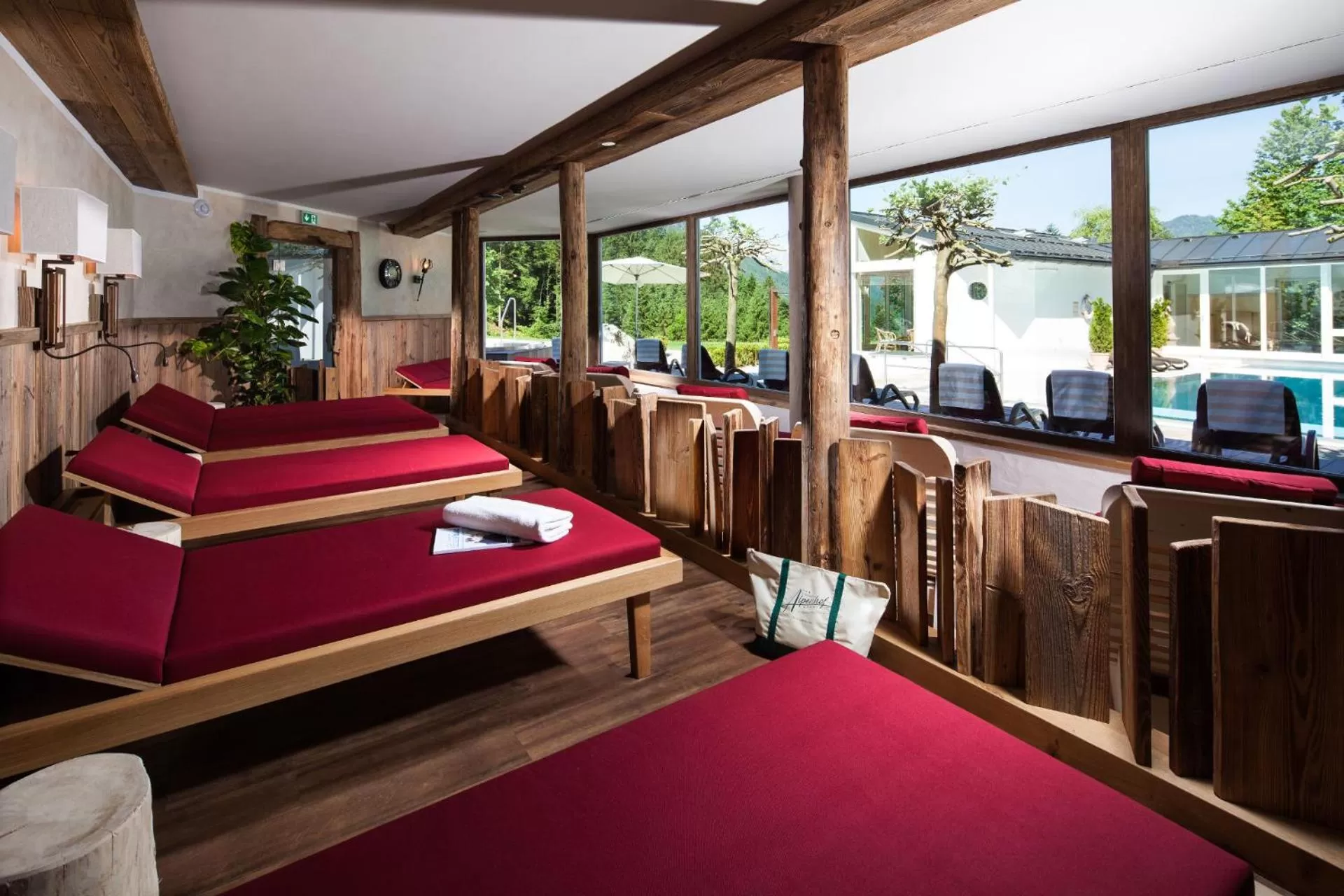 Spa and wellness centre/facilities, Bed in Alm- & Wellnesshotel Alpenhof