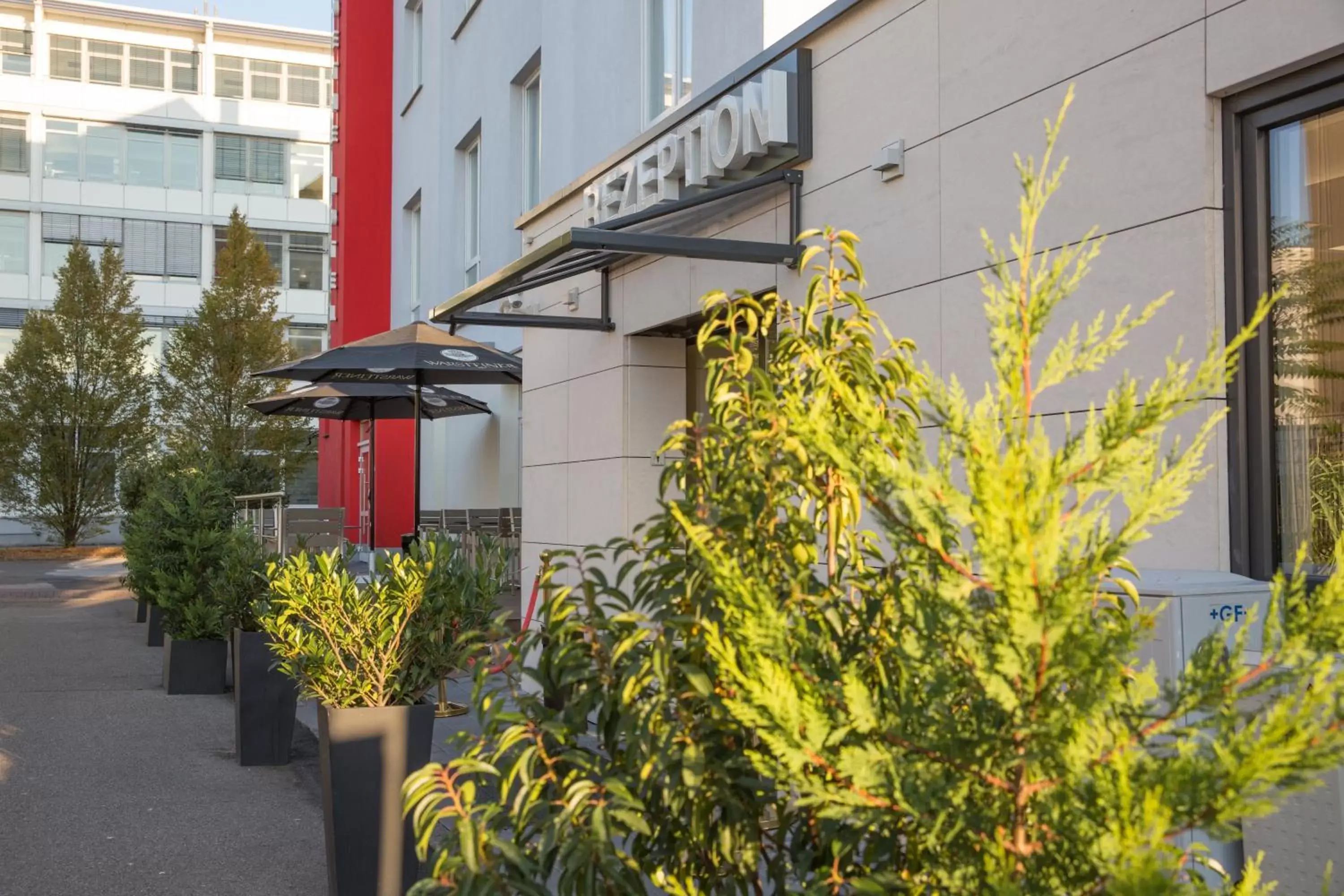 Facade/entrance, Patio/Outdoor Area in Goethe Hotel Messe by Trip Inn