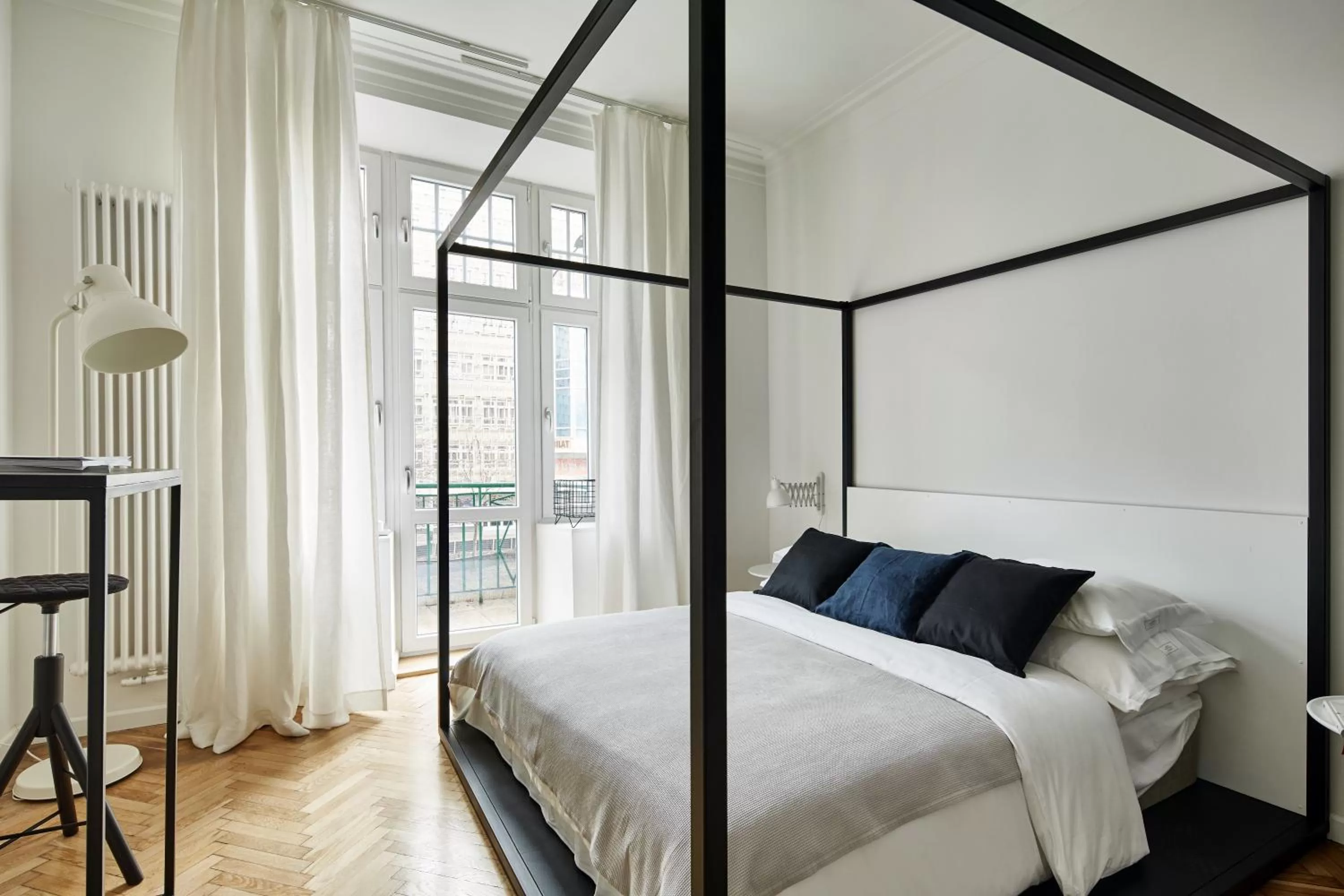 Photo of the whole room, Bed in FOUR STORIES APARTMENTS - Krasinskiego