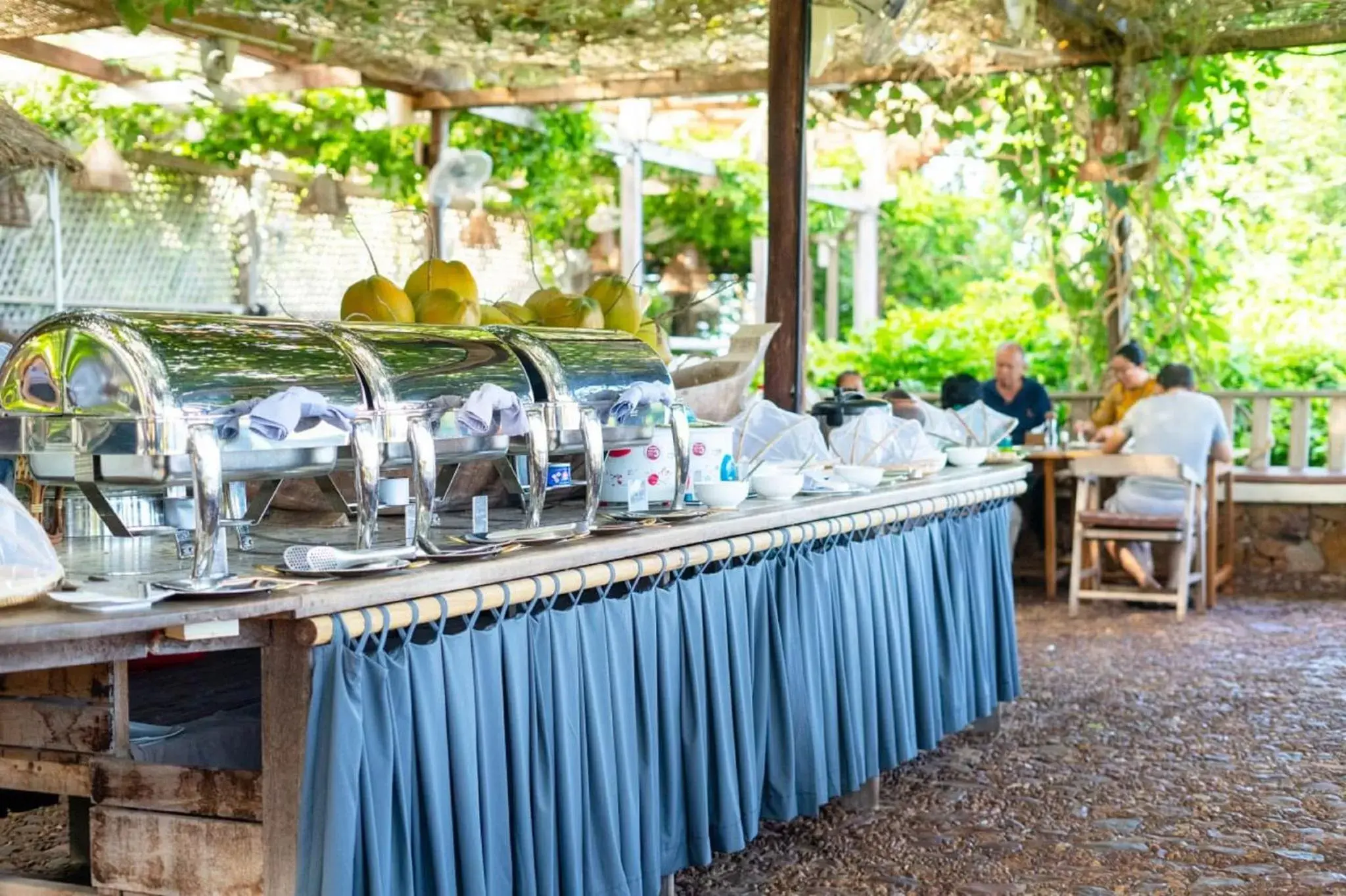 Buffet breakfast in Veranda Natural Resort Buffet breakfast in Veranda Natural Resort