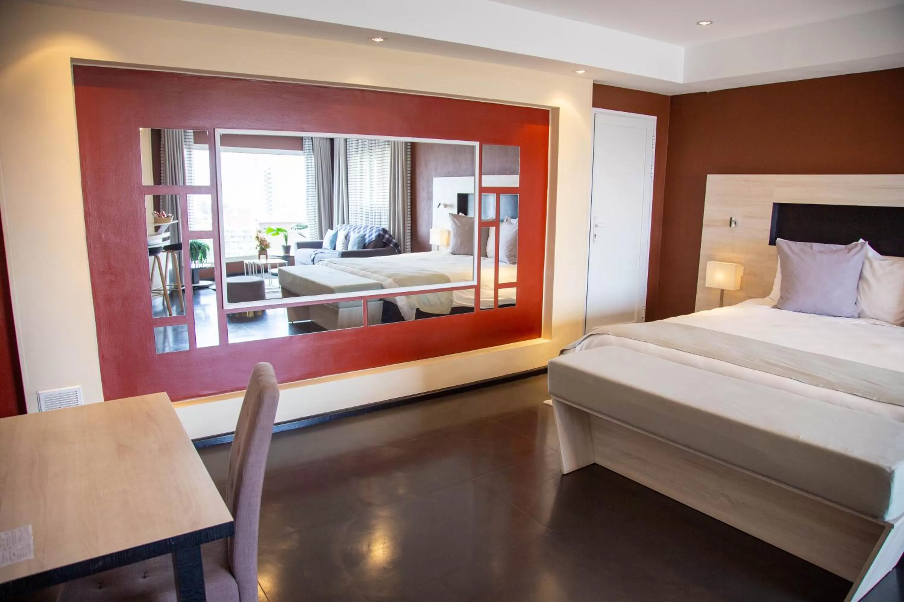 Bed in Hotel La Villette