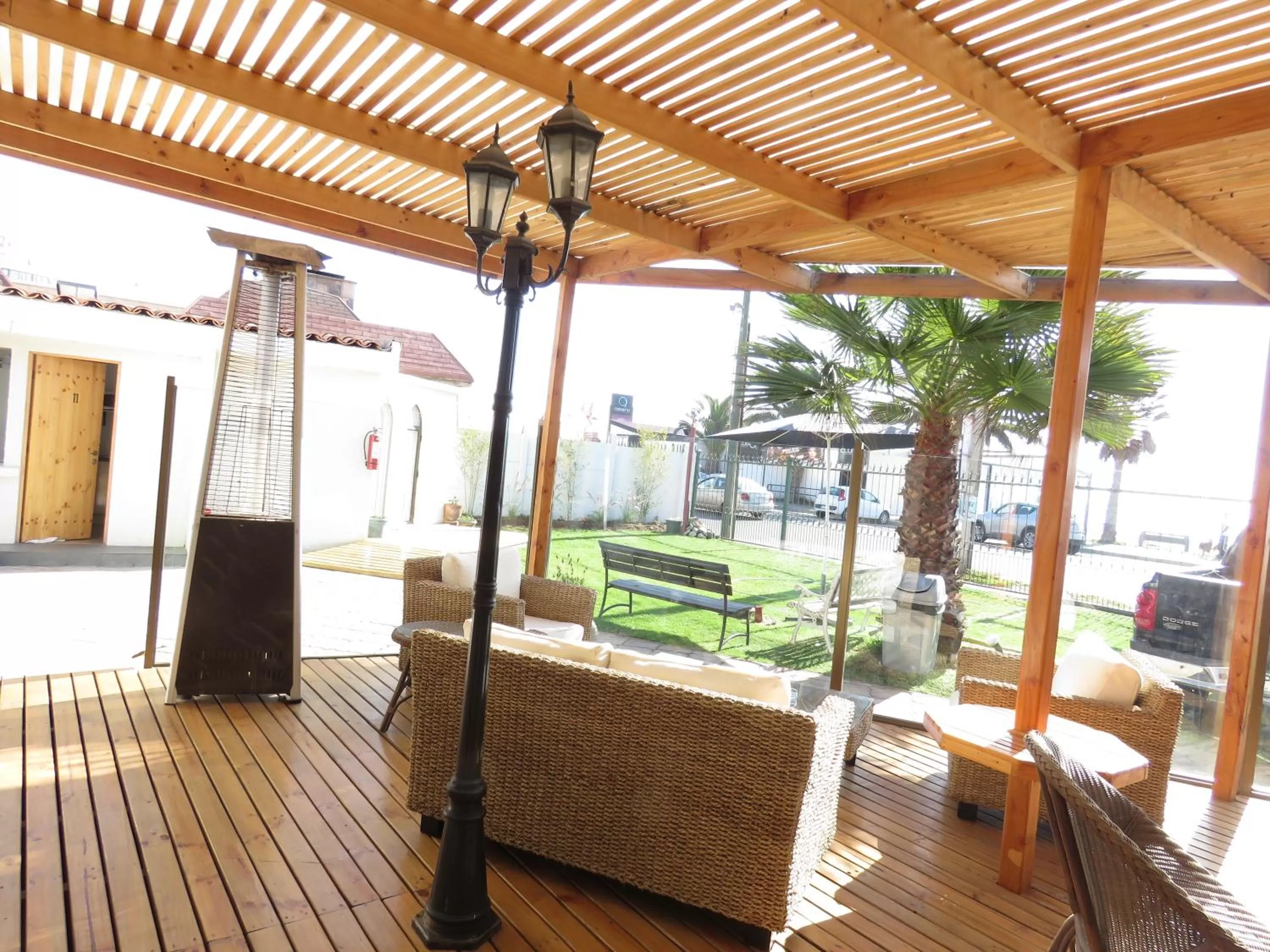 Patio in Hotel La Fuente