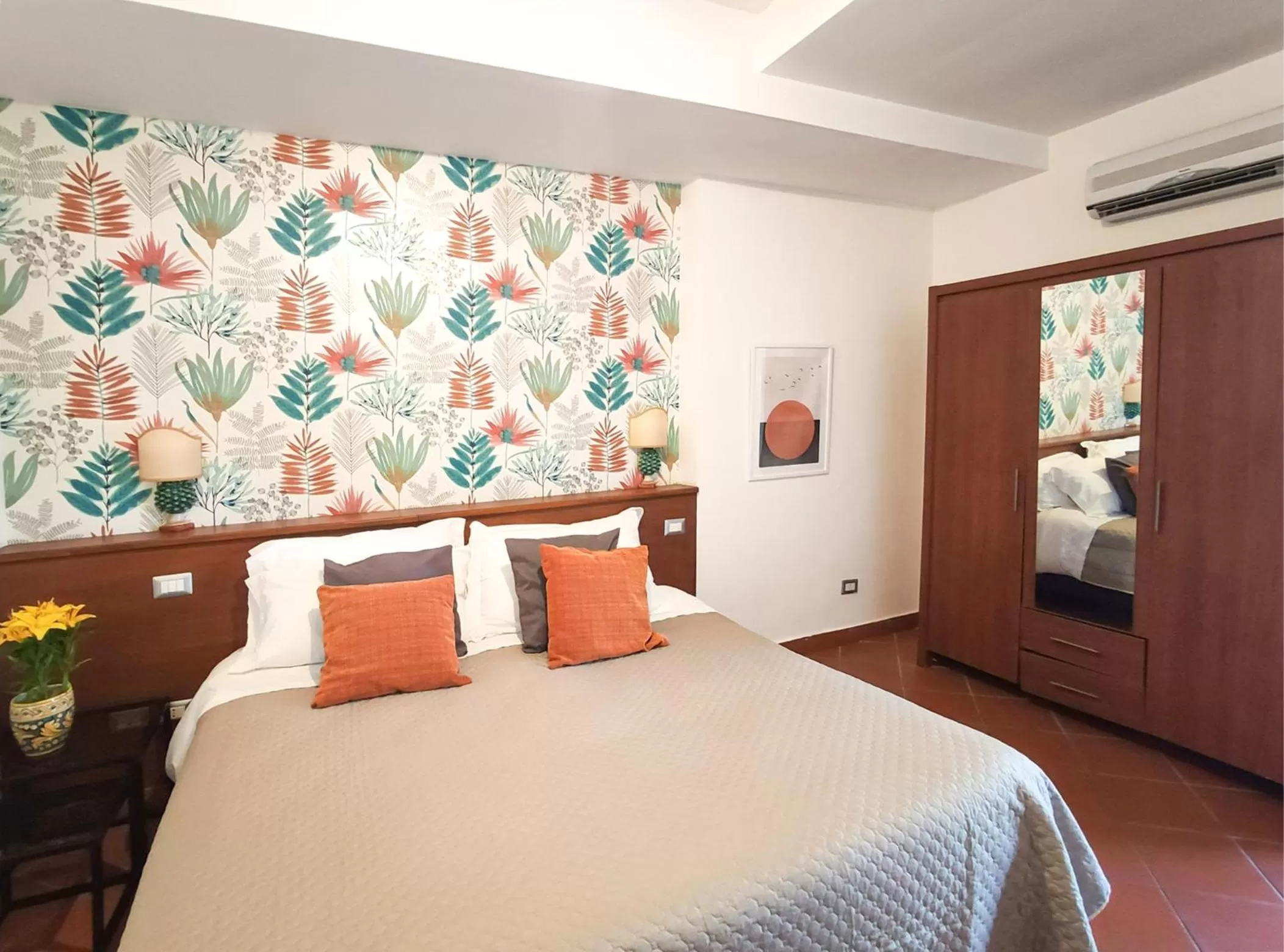 Bed in Villa delle Palme