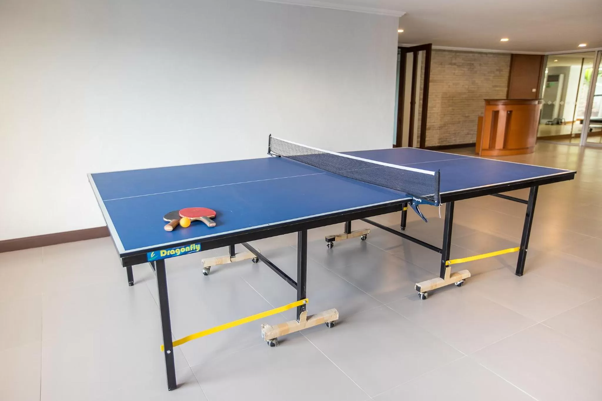 Table tennis in Viangbua Mansion