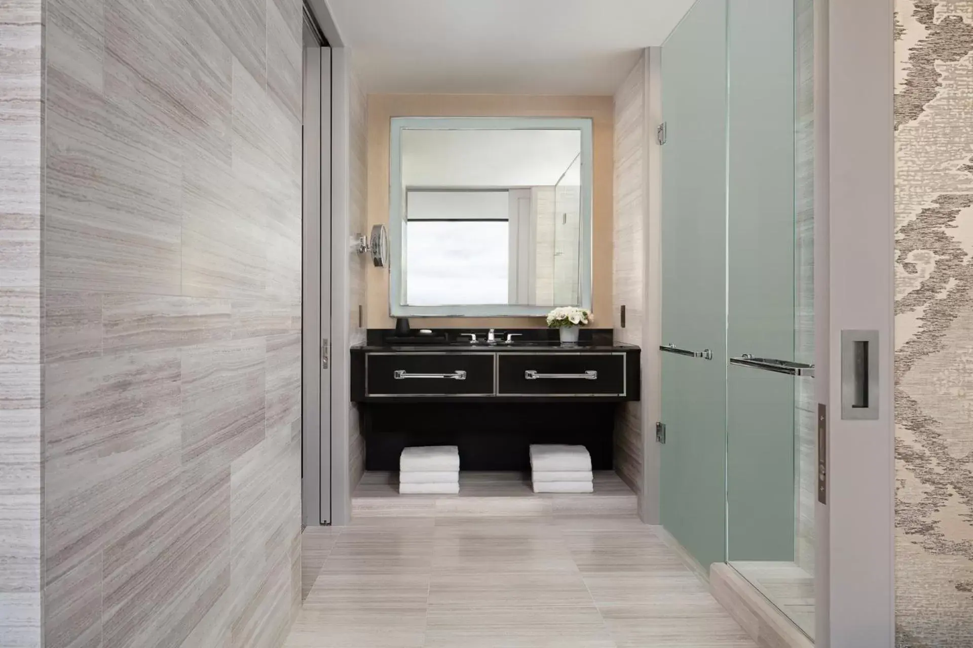 Bathroom in Four Seasons Hotel One Dalton Street, Boston