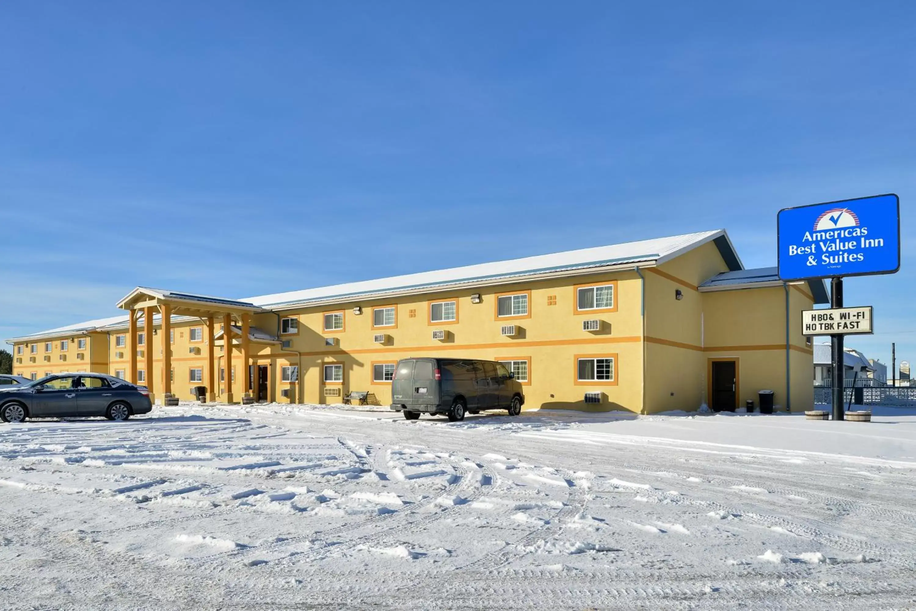 Facade/entrance, Property Building in Americas Best Value Inn and Suites Sidney