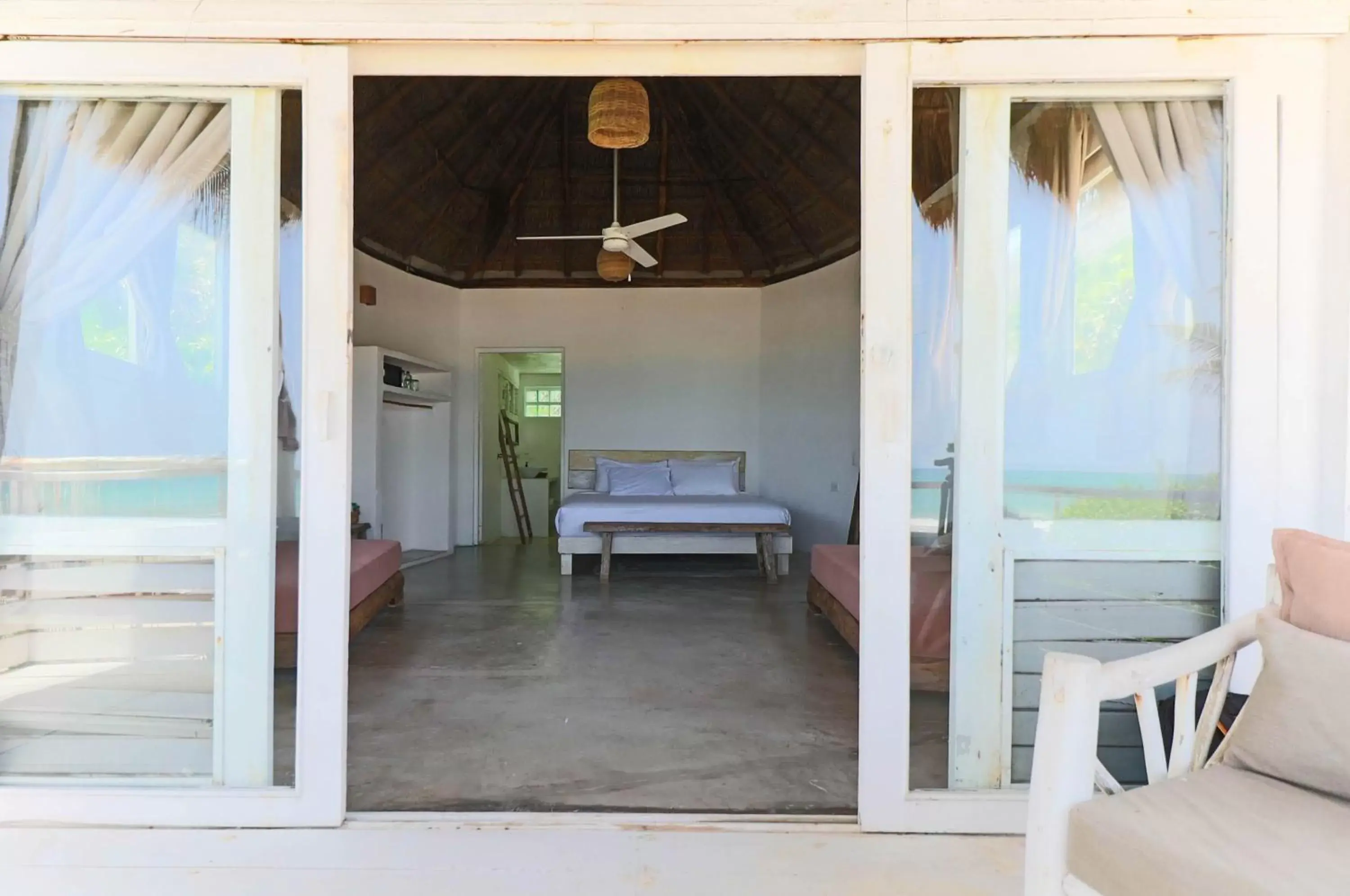 Balcony/Terrace in Tuup Tulum Oceanfront or road side rooms