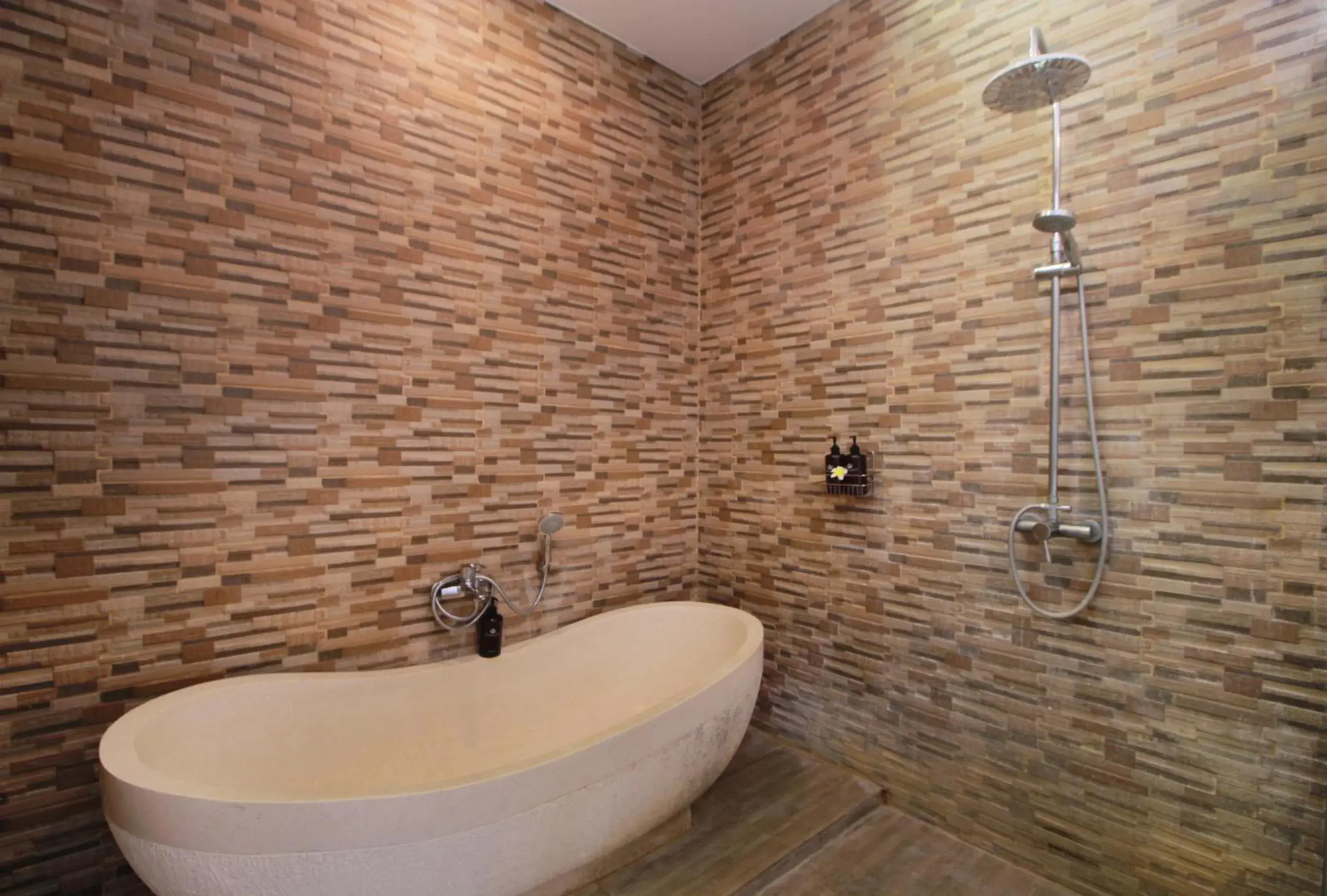 Shower, Bathroom in Maharaja Villas Bali - CHSE Certified