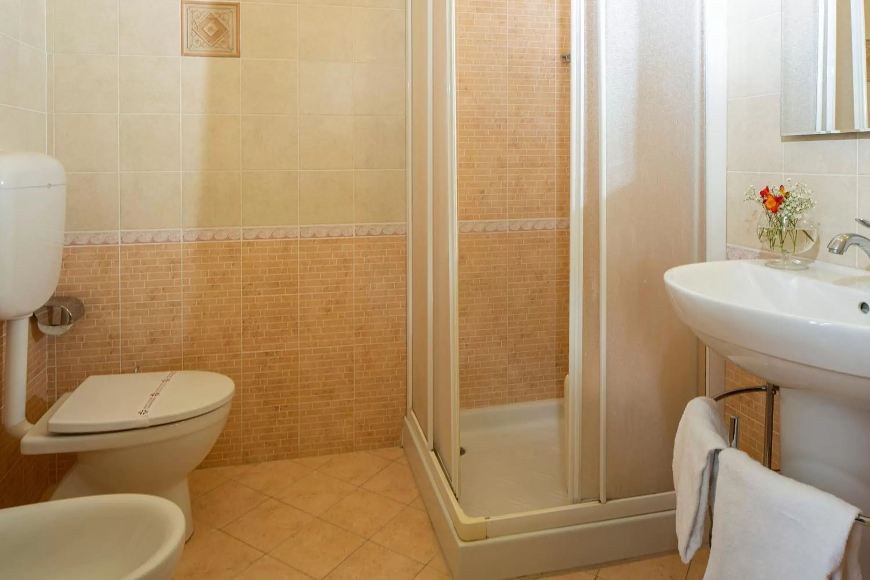 Toilet, Bathroom in Hotel Sacro Cuore