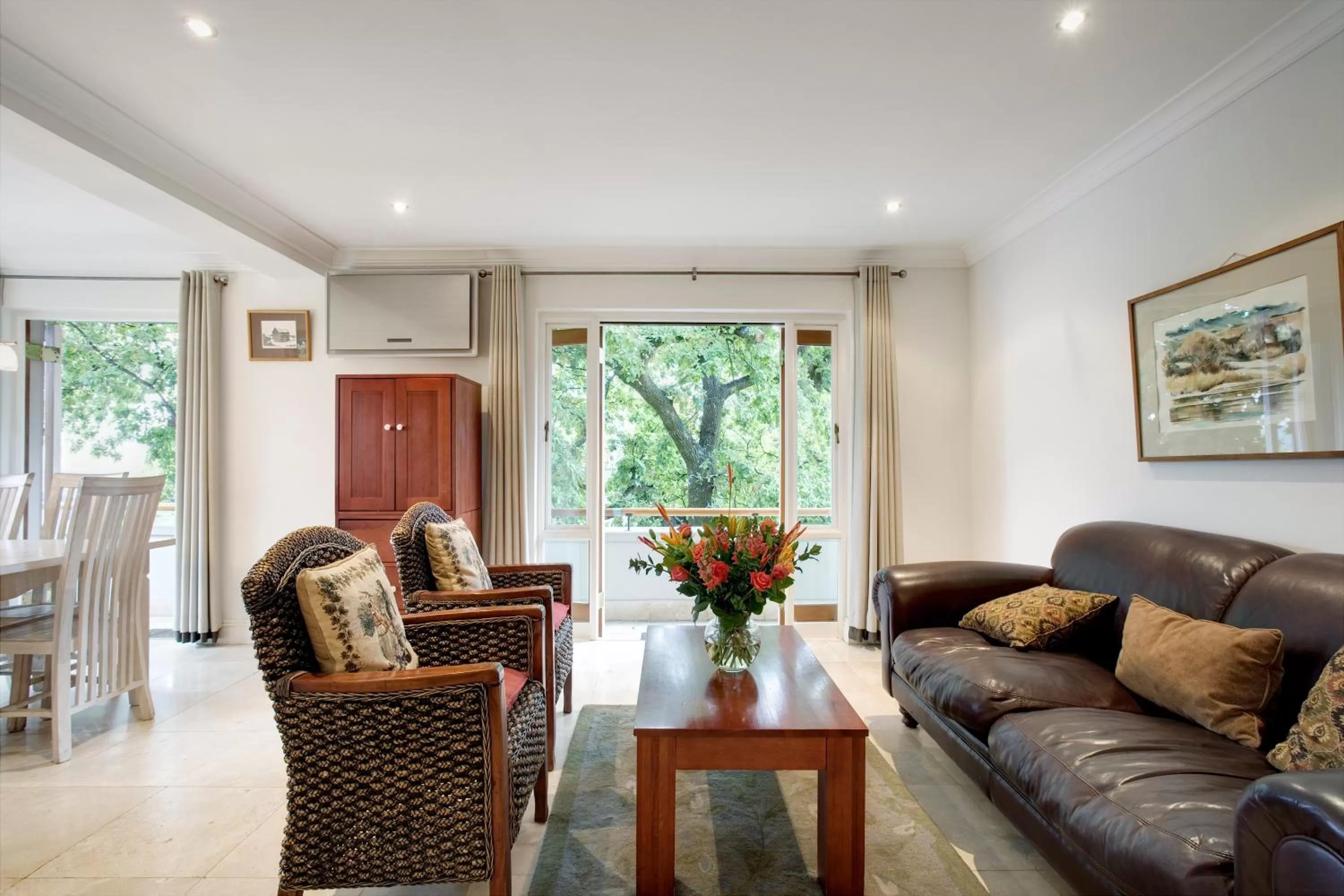 Seating area in The Stellenbosch Hotel