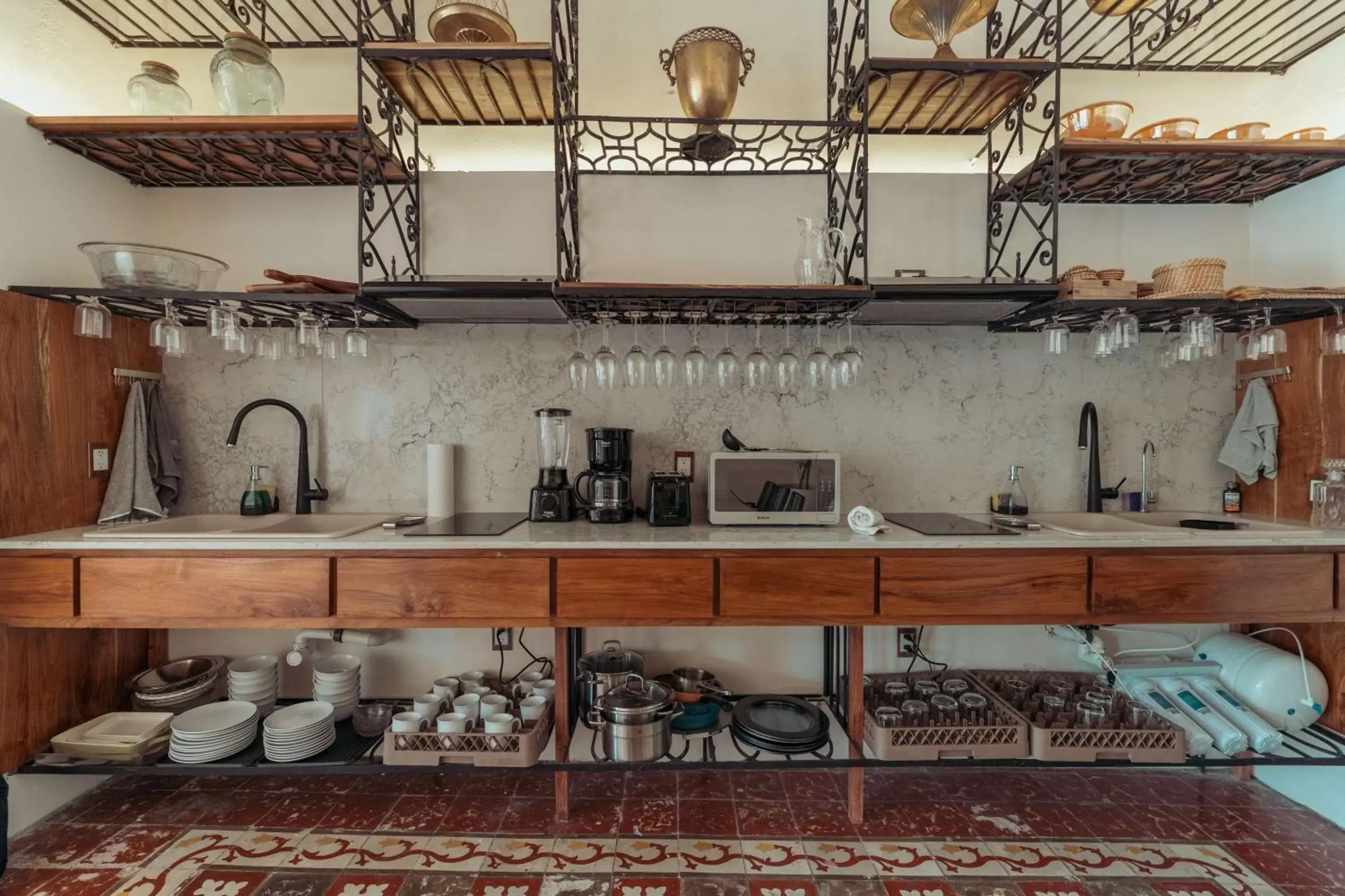 Communal kitchen, Kitchen/Kitchenette in Hotel Casa Piedad