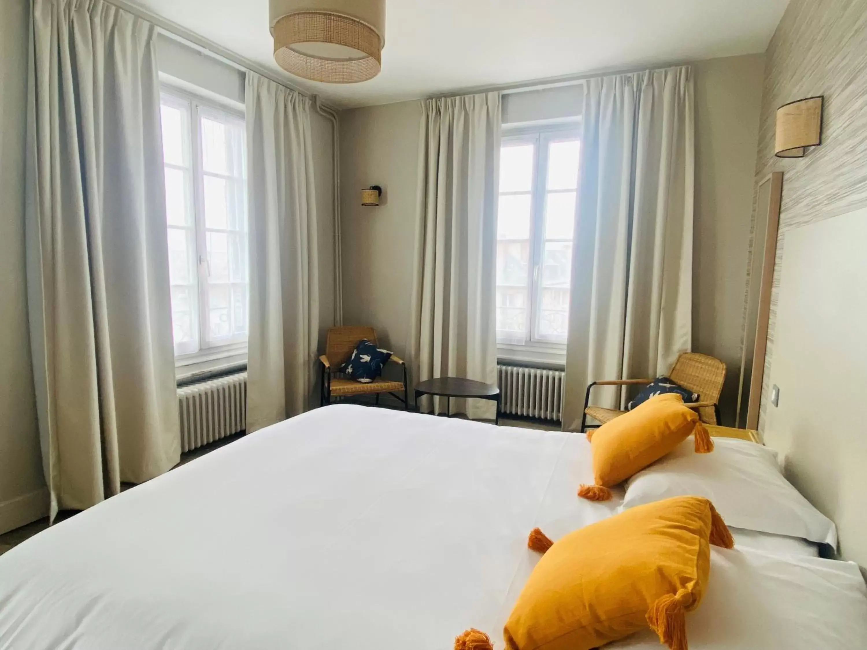 Photo of the whole room, Bed in Hôtel Marguerite