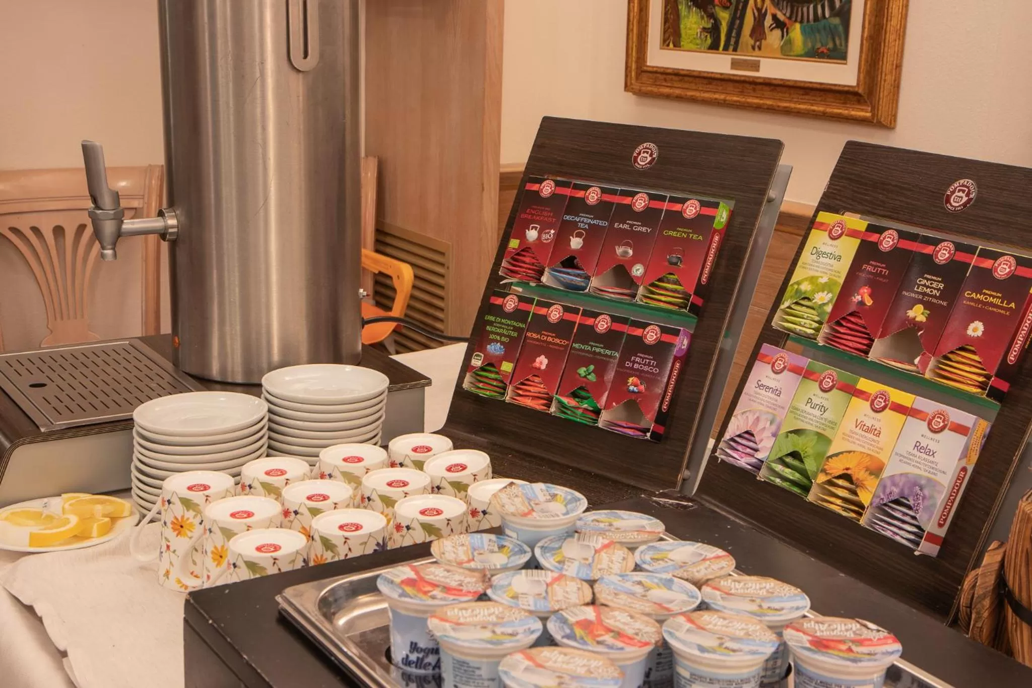 Food and drinks in Hotel Bernina