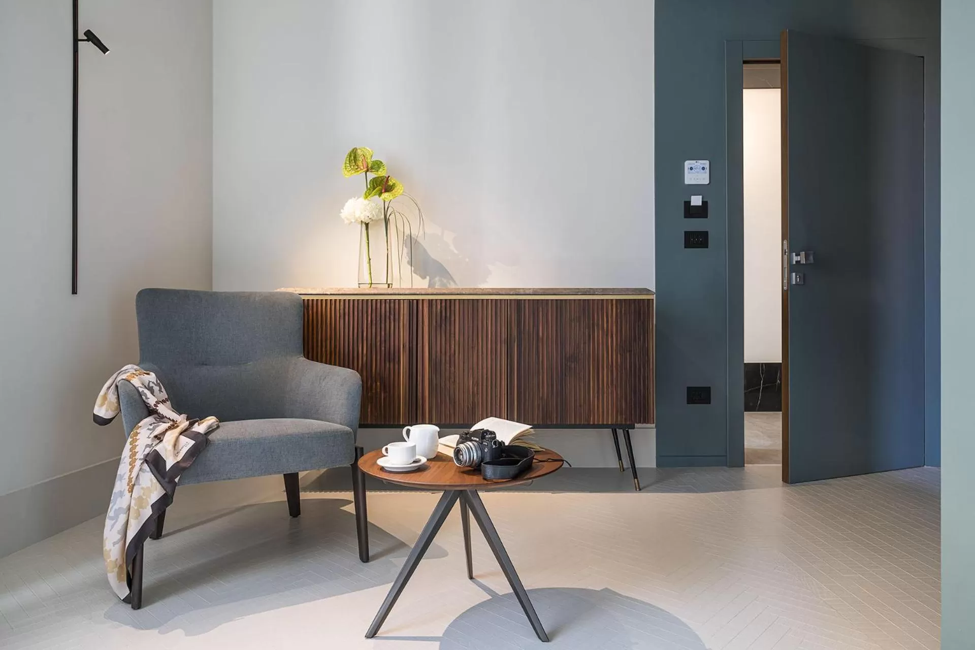 Living room in Byssus Suites