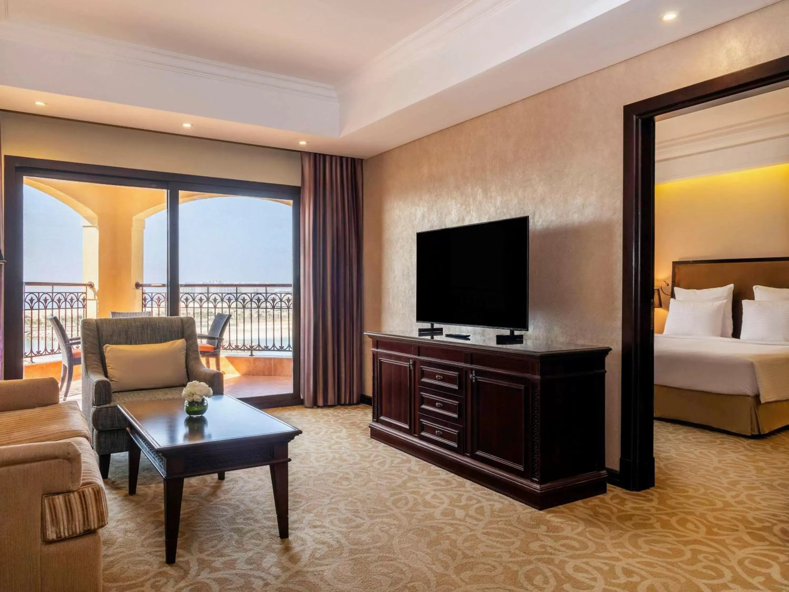 Bedroom, TV/Entertainment Center in Marjan Island Resort & Spa Managed By Accor