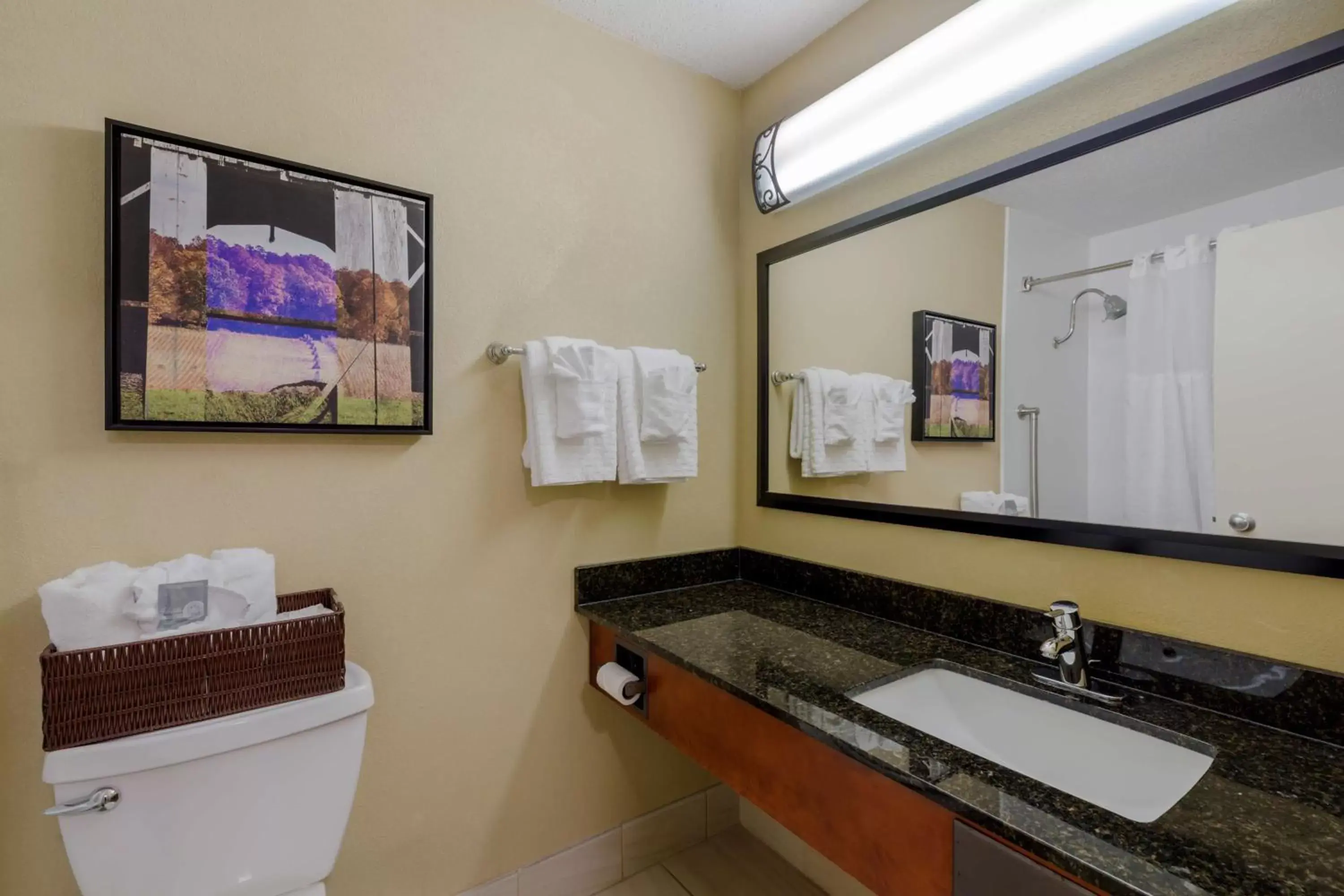 Bathroom in Best Western Plus Wooster Hotel & Conference Center