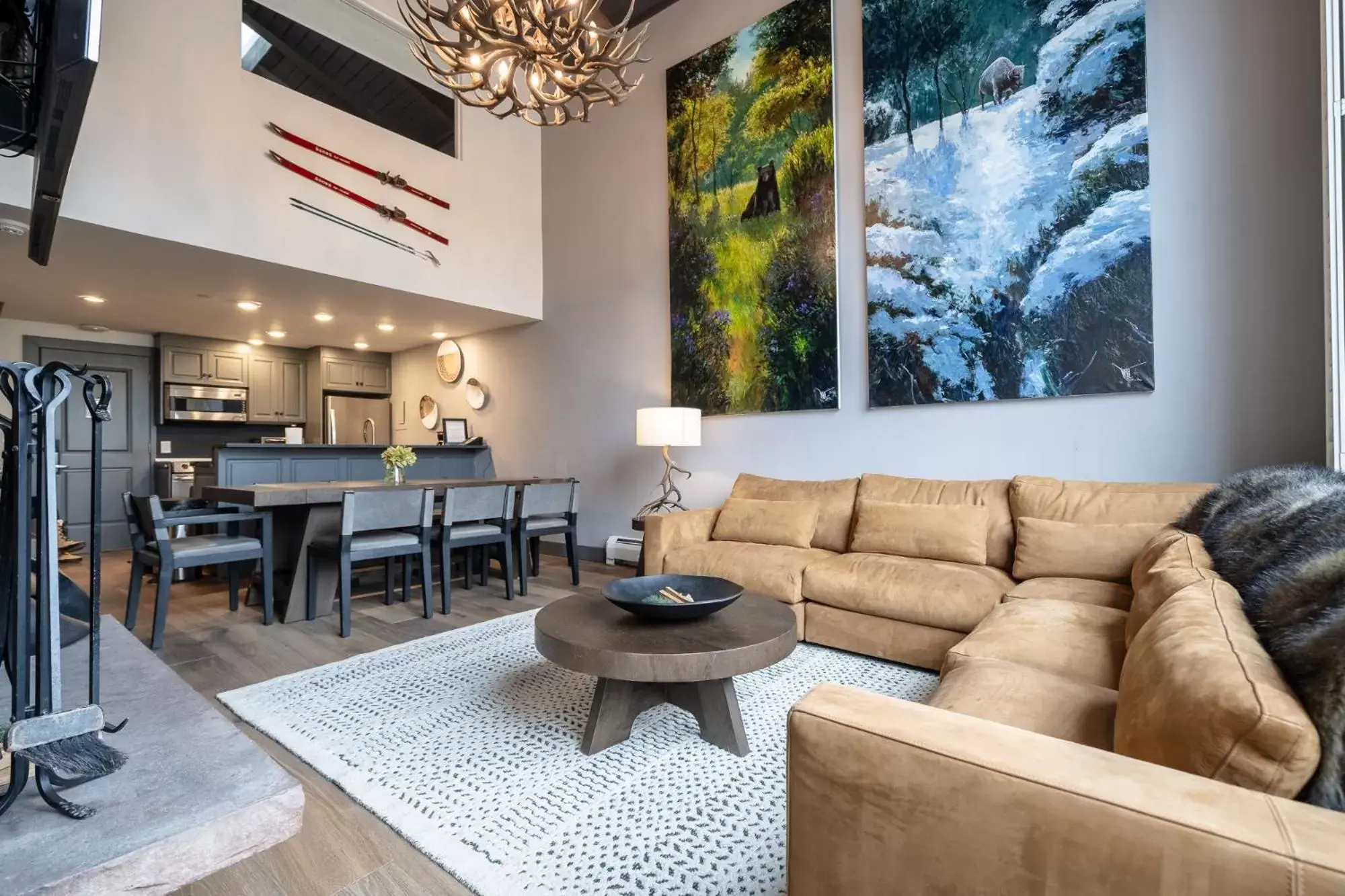 Living room, Seating Area in Lodge at Vail Condominiums