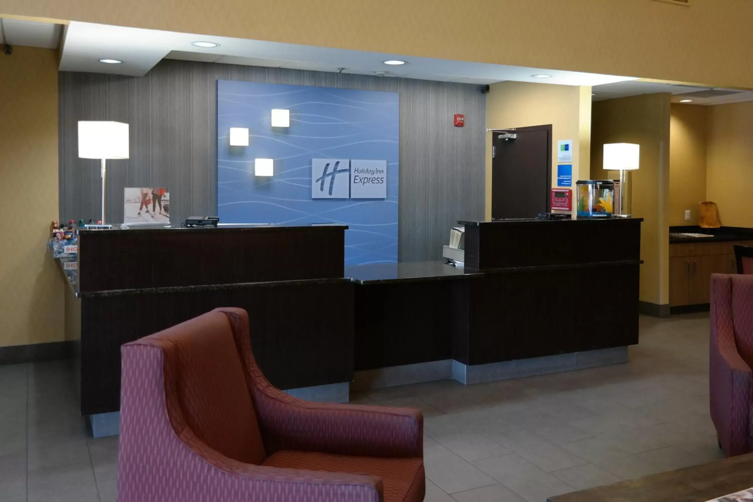 Property building, Lobby/Reception in Holiday Inn Express Fredericksburg - Southpoint, an IHG Hotel