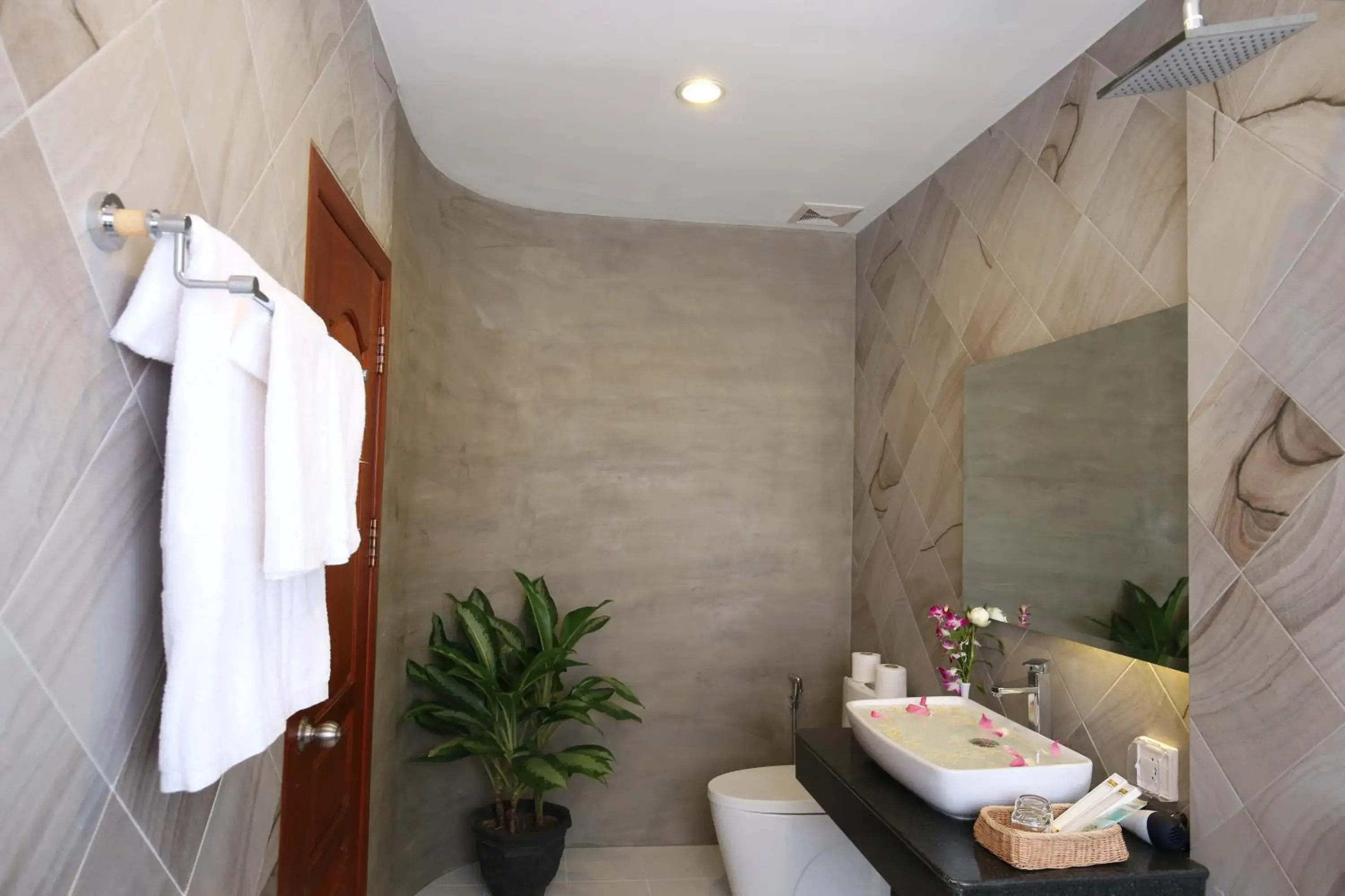 Shower, Bathroom in Holy Angkor Hotel