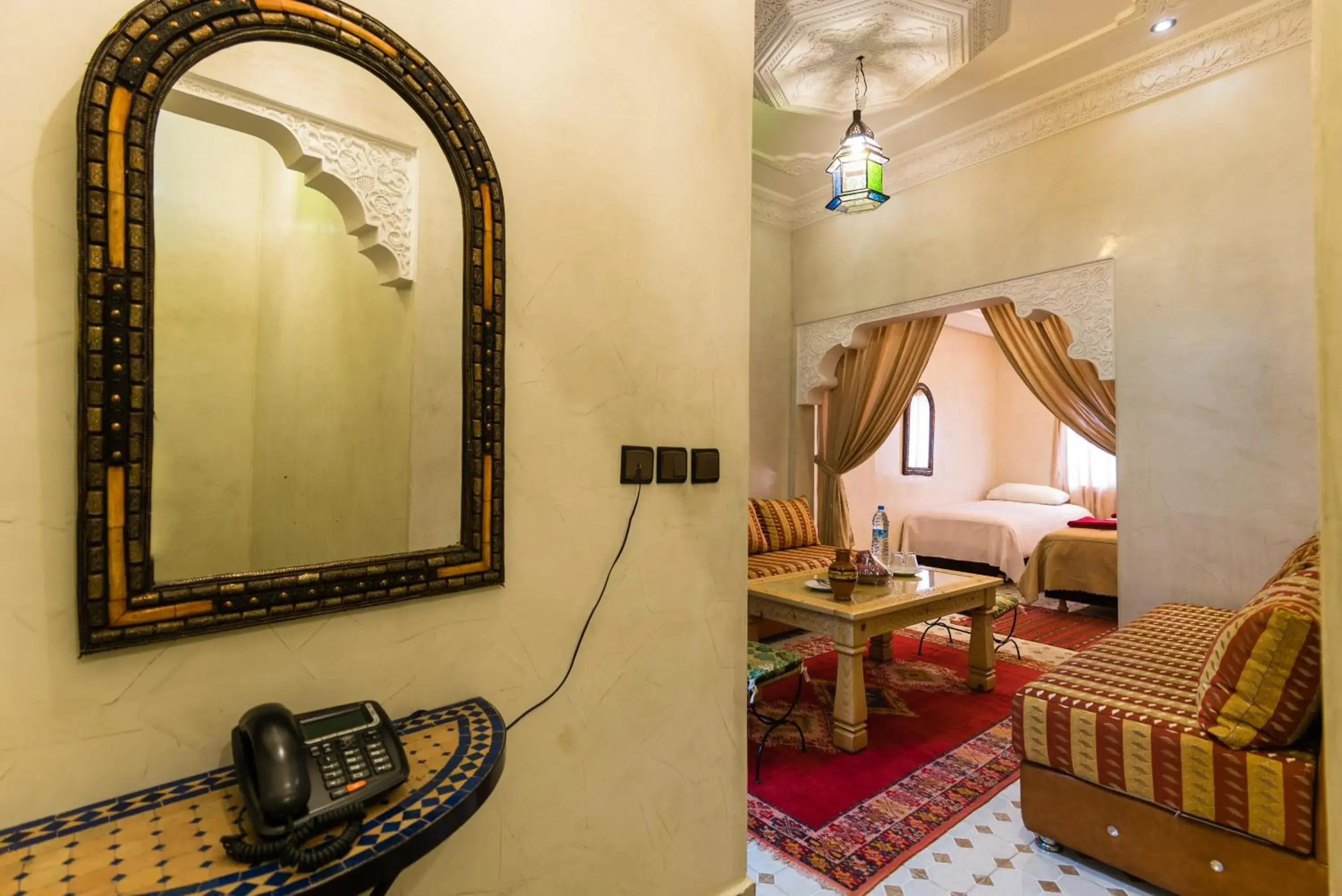 Bedroom, Seating Area in Riad Omar