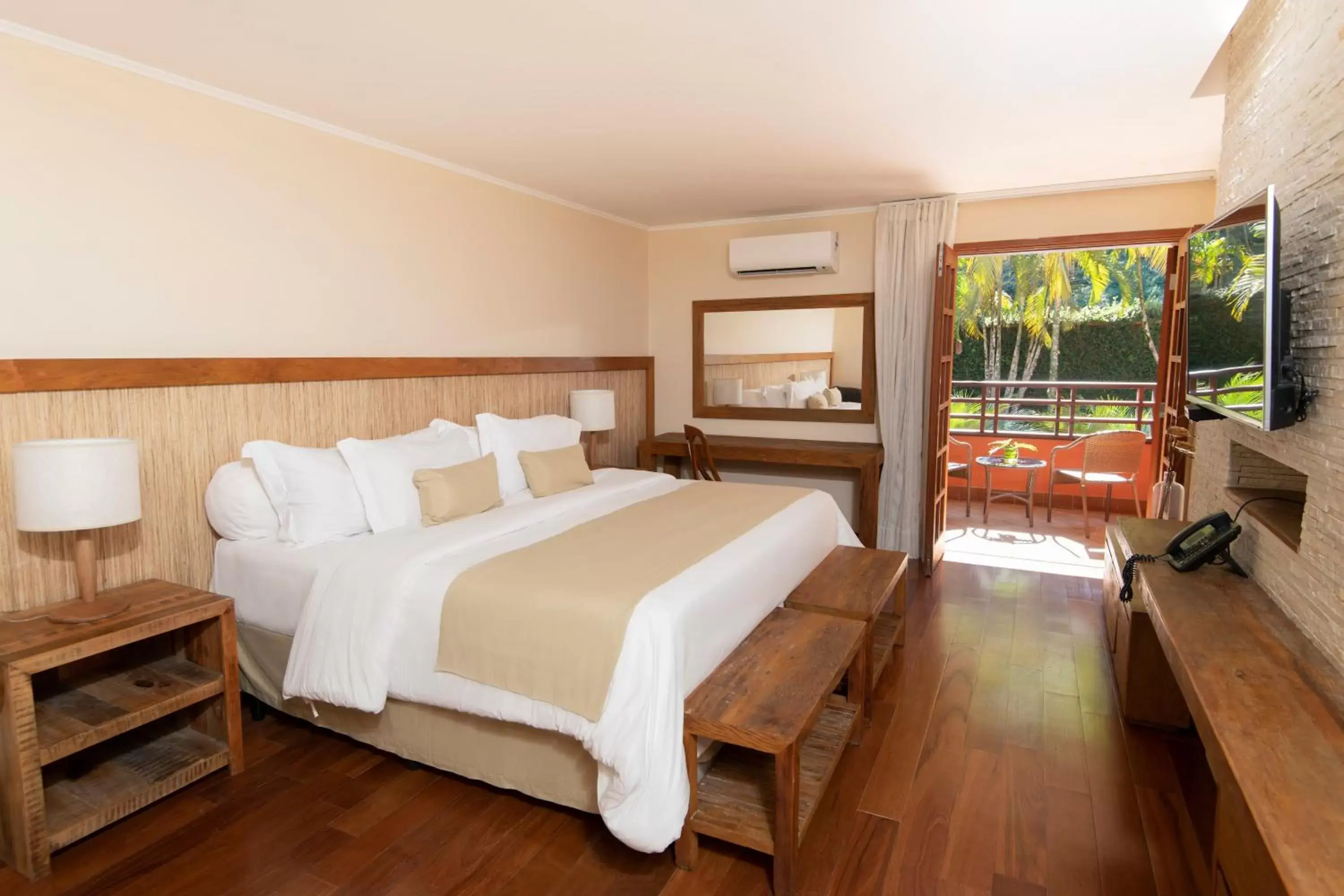 Bed in Hotel Villa Rossa