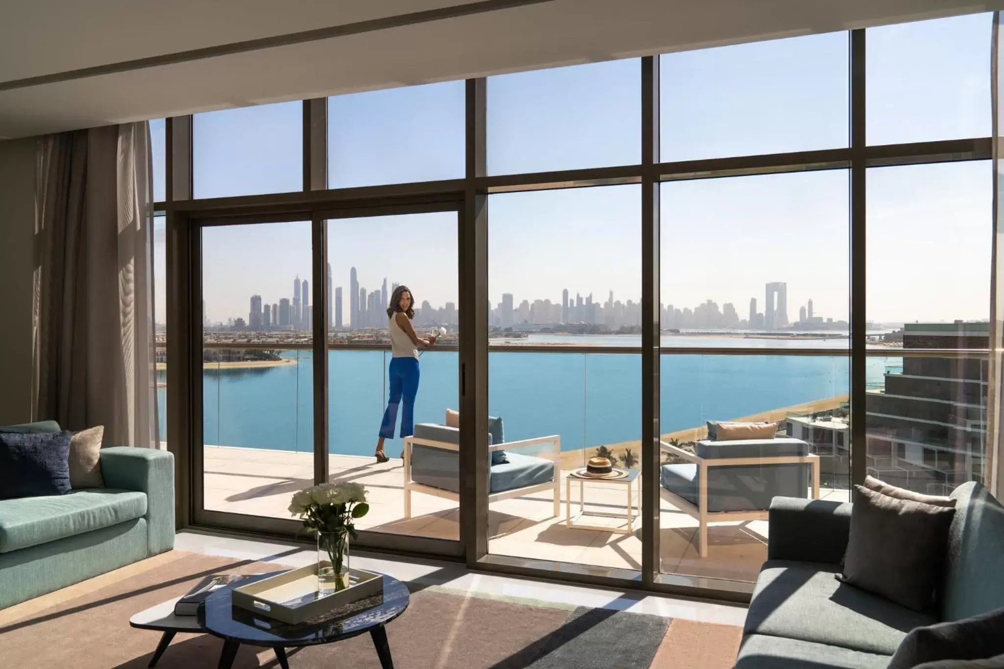 Photo of the whole room, Pool View in Th8 Palm Dubai Beach Resort Vignette Collection, an IHG hotel