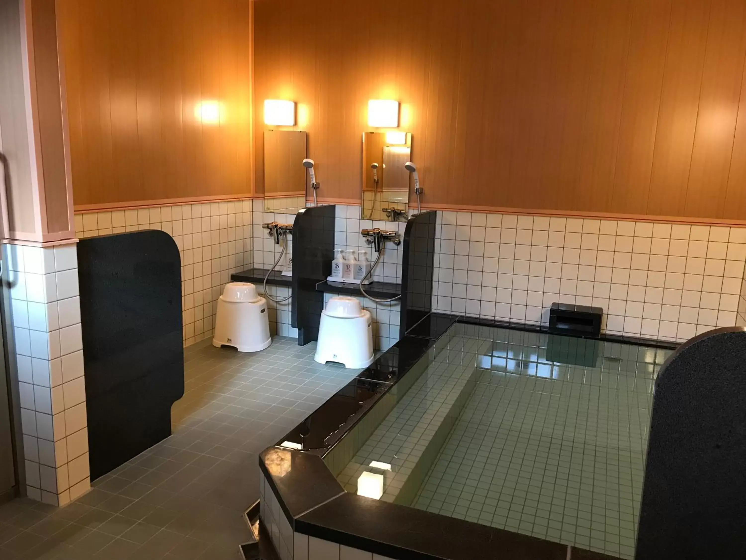 Bathroom, Kitchen/Kitchenette in Hotel Famitic Nikko Station