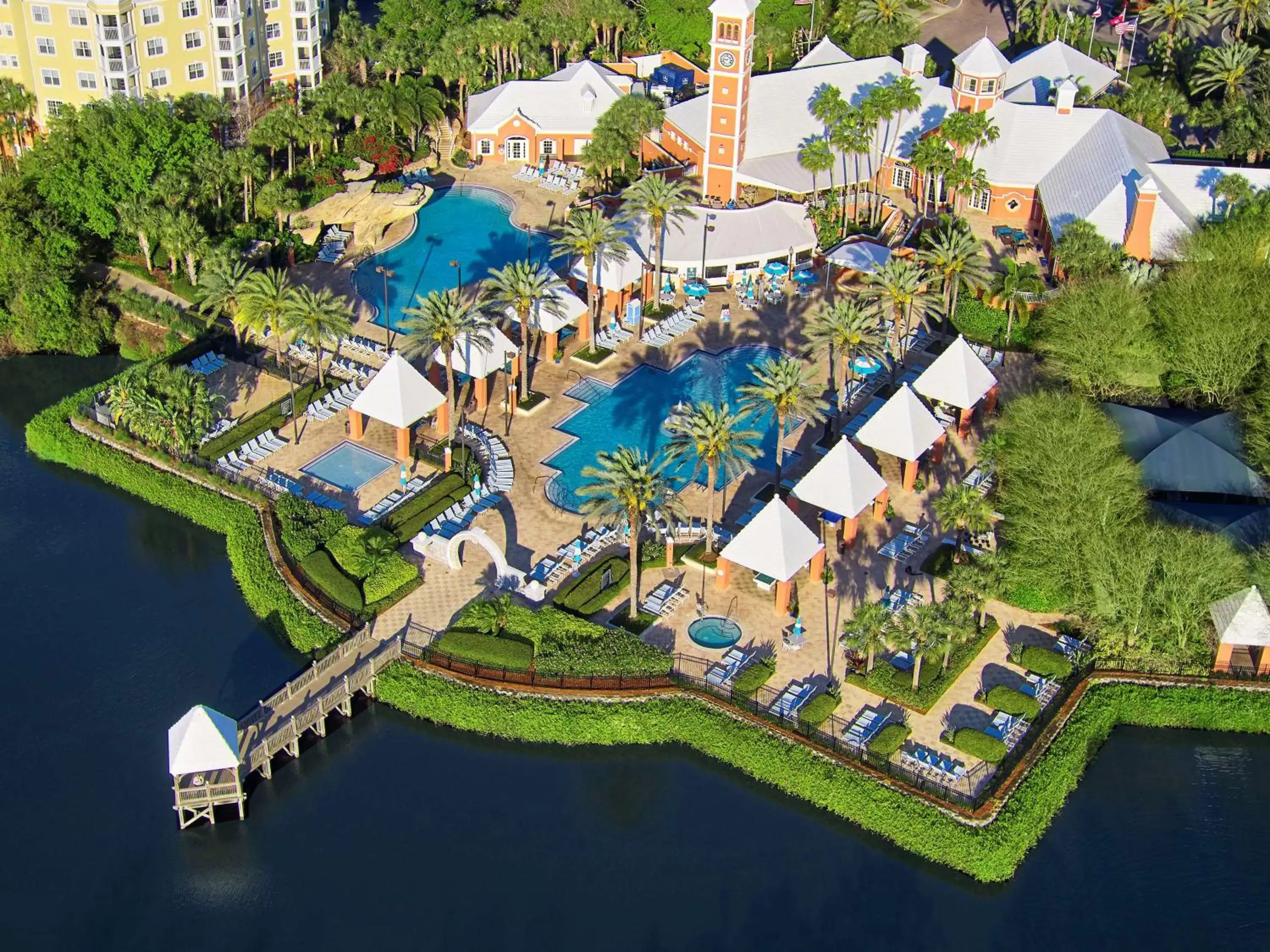 Property building, Bird's-eye View in Hilton Grand Vacations Club SeaWorld Orlando