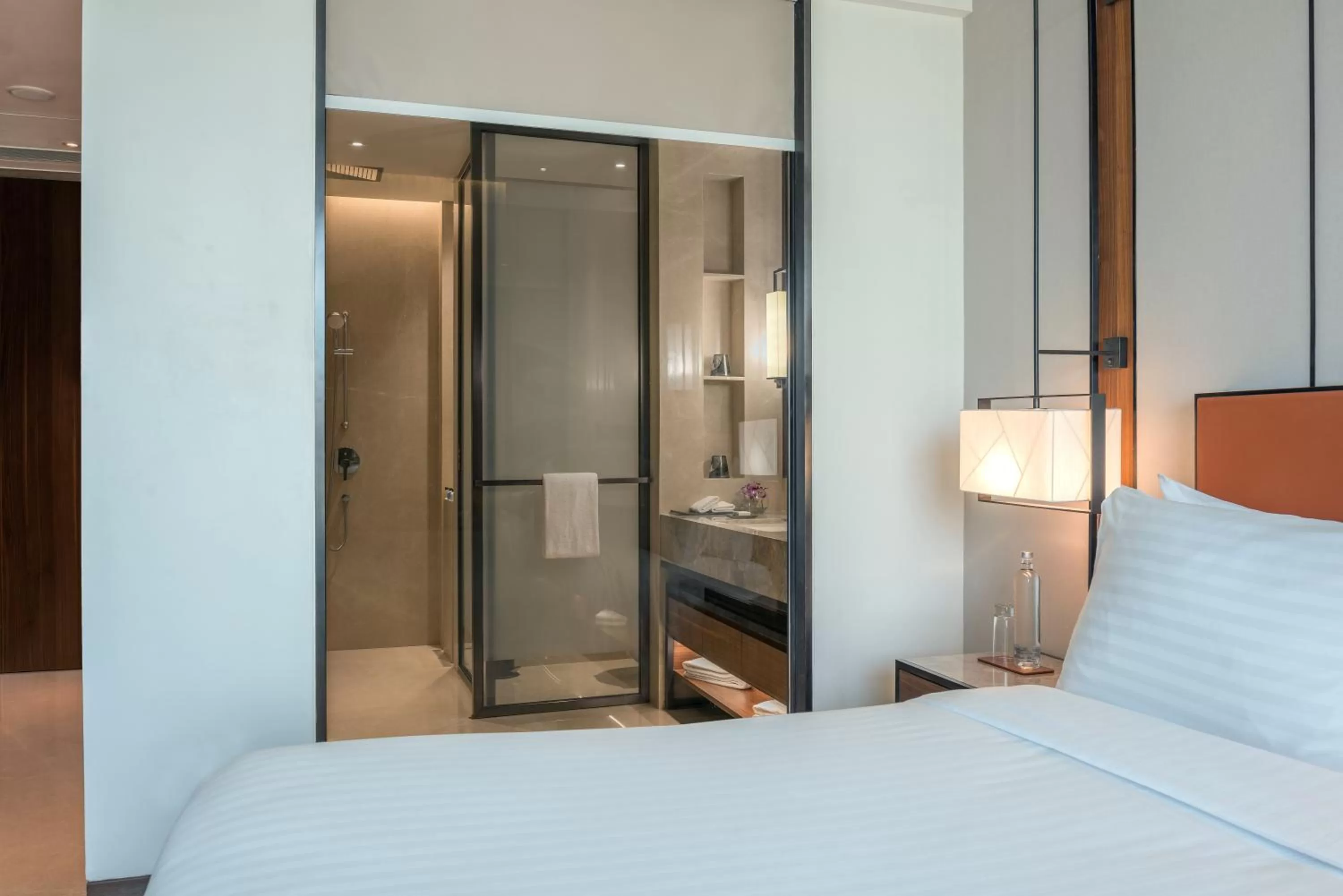 Shower, Bed in Radisson Blu Hotel & Spa, Nashik