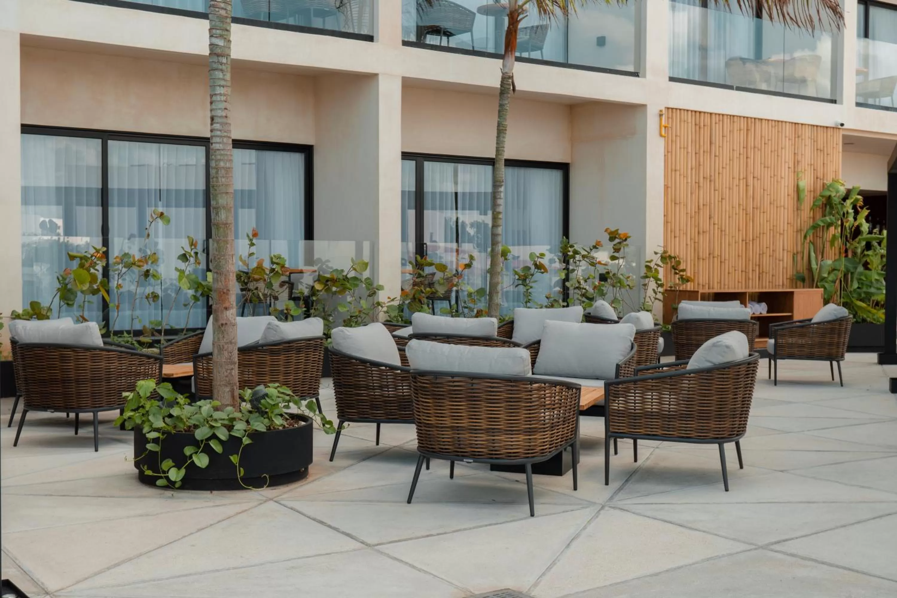 Patio in Hive Cancun by G Hotels