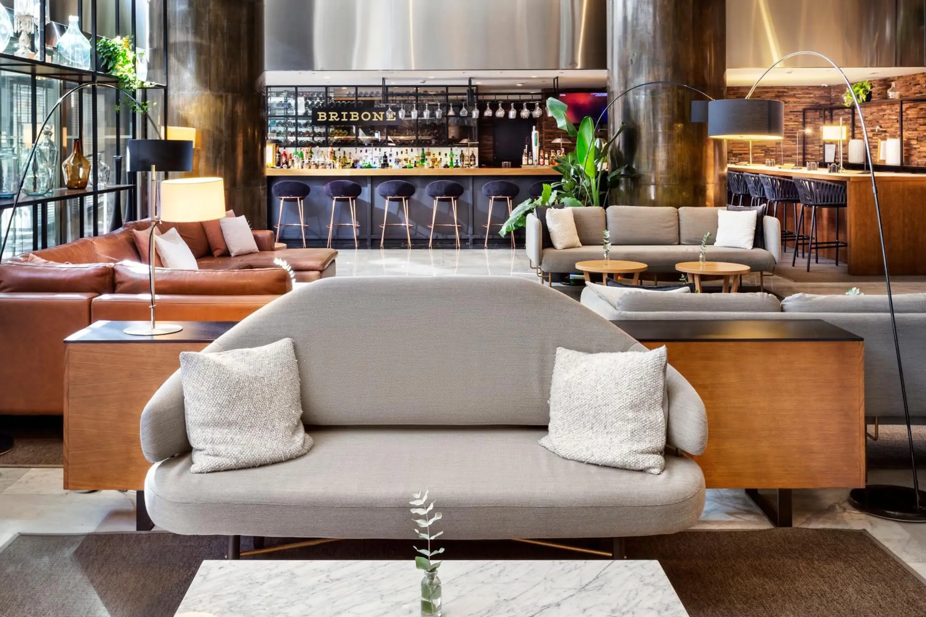 Lobby or reception, Lounge/Bar in Melia Madrid Princesa