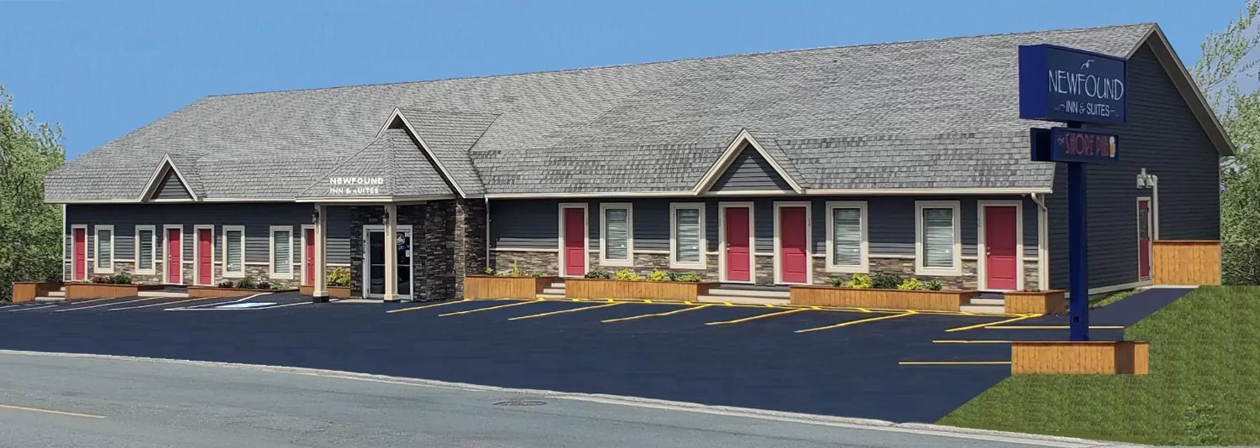 Property Building in Newfound Inn & Suites
