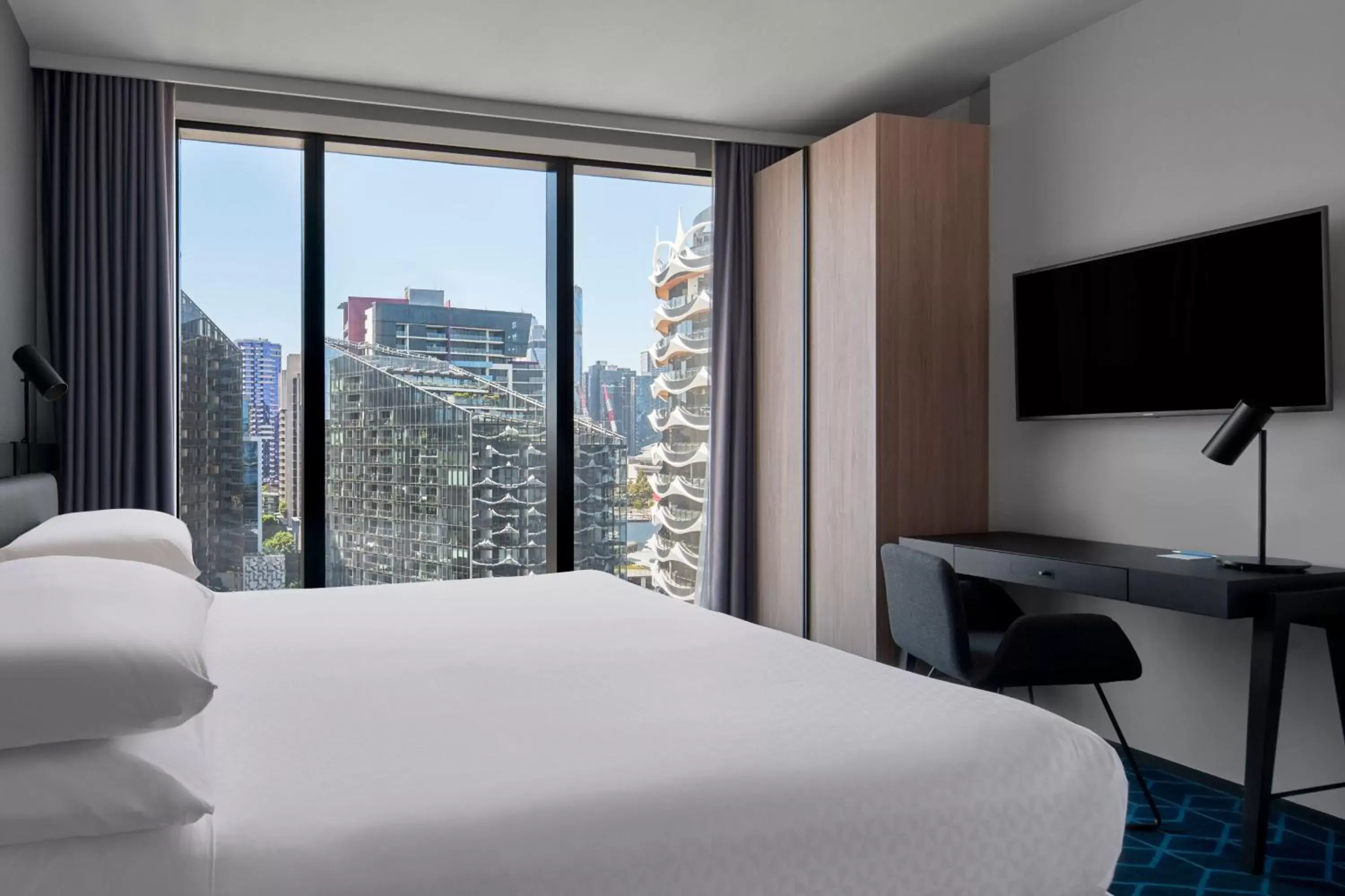 Bedroom, City View in Four Points by Sheraton Melbourne Docklands