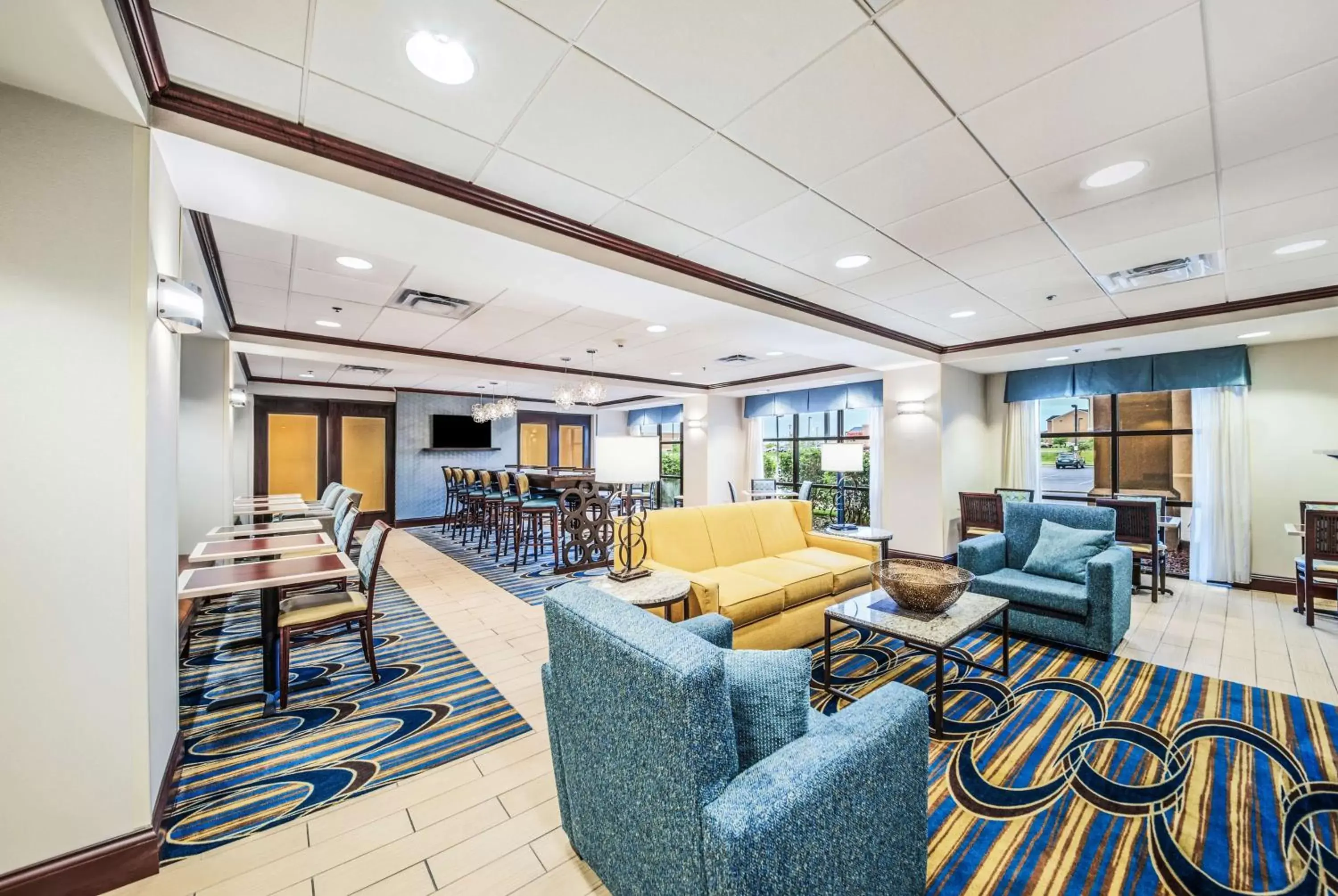 Lobby or reception in Hampton Inn Greenfield