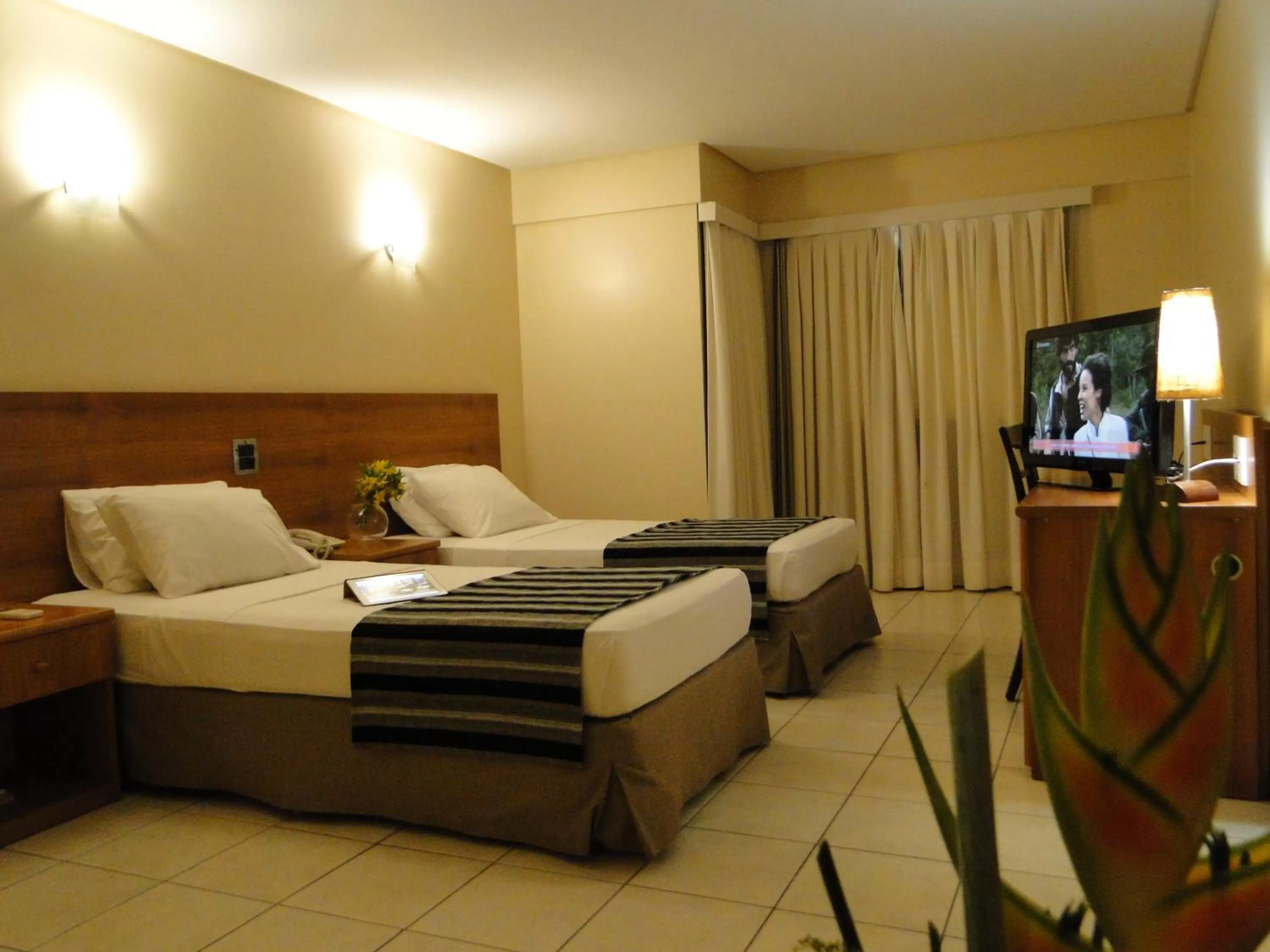 Bed in Costa do Mar Hotel