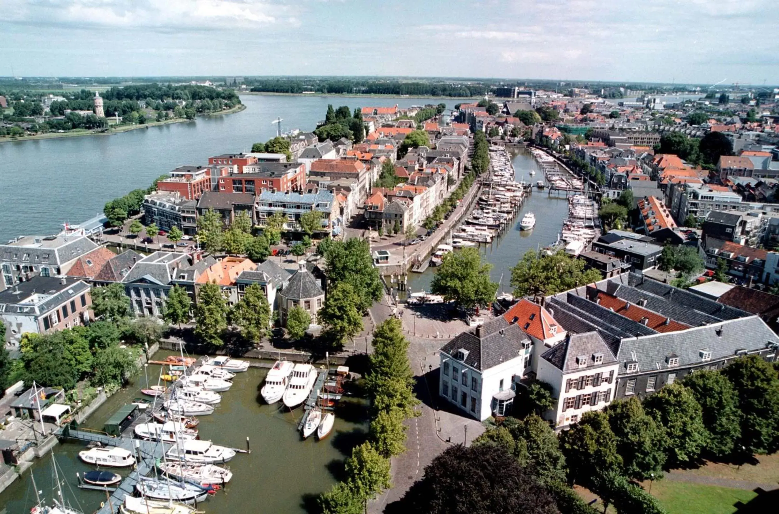 Bird's eye view, Bird's-eye View in Postillion Hotel Dordrecht