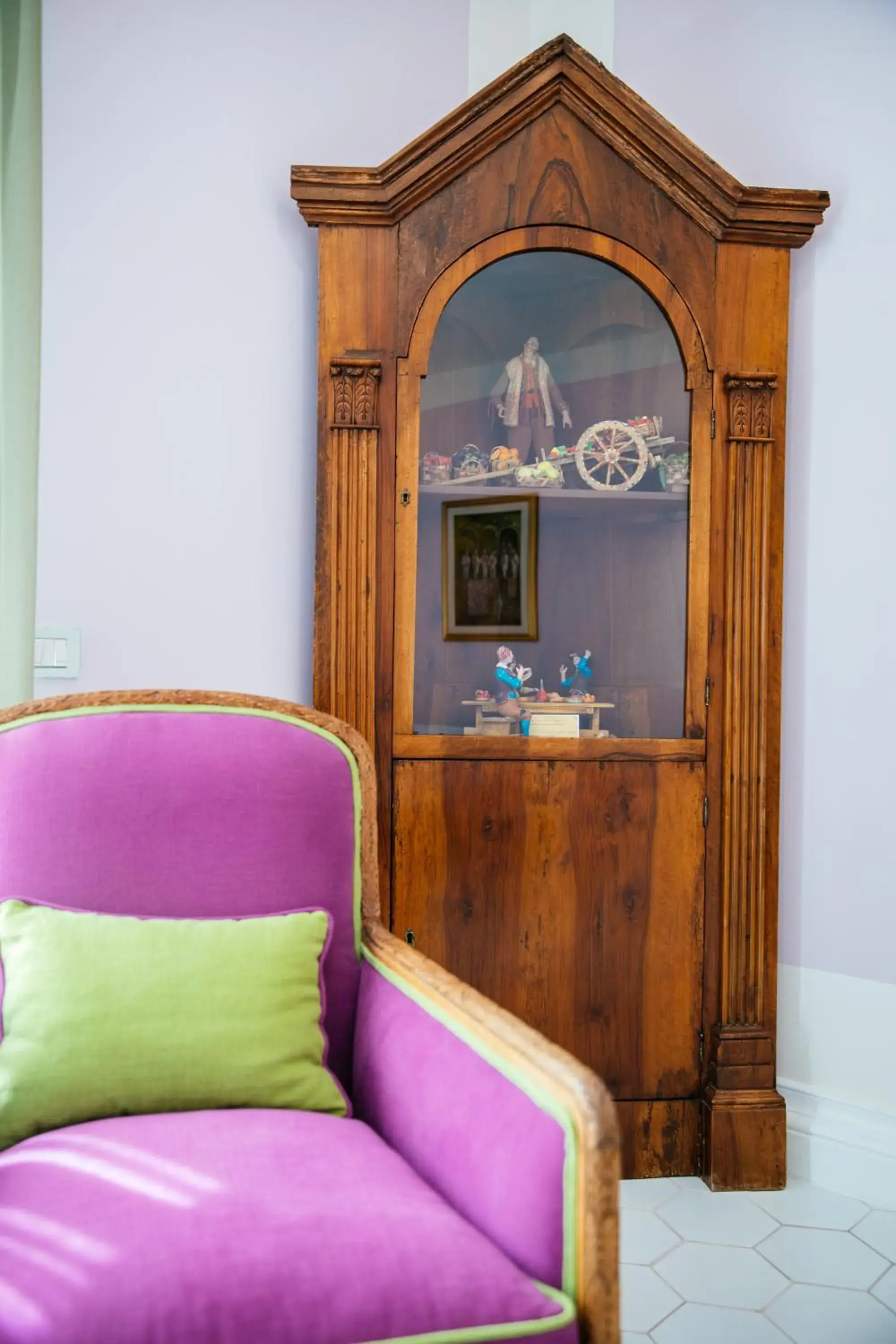 Decorative detail, Seating Area in Boutique Hotel Don Alfonso 1890