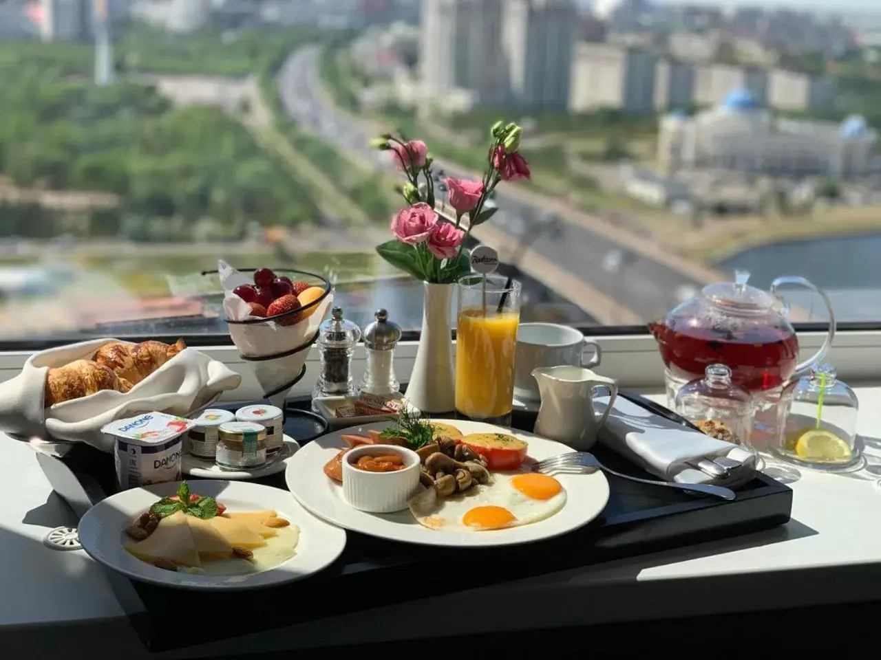 Breakfast in Radisson Hotel Astana