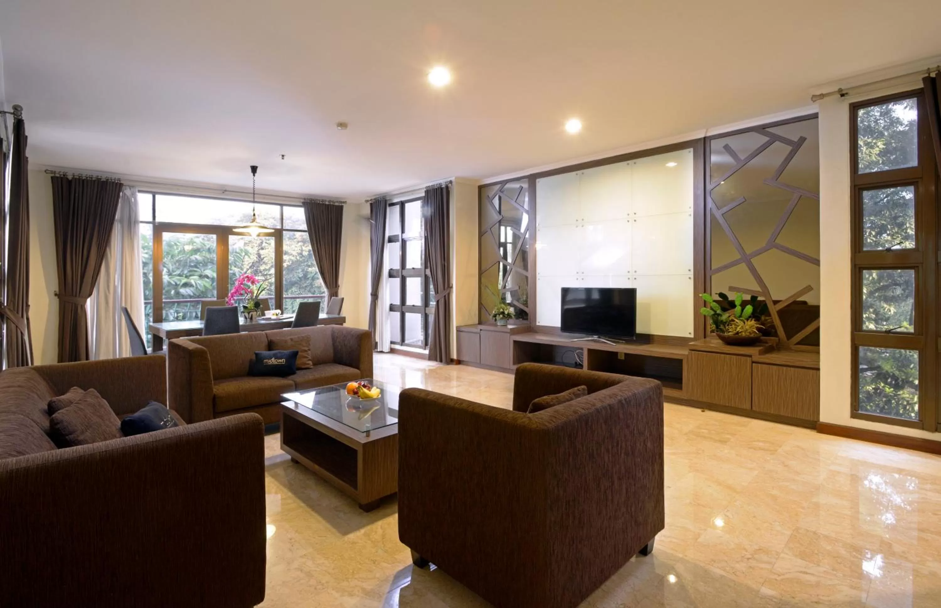 Living room in Midtown Residence Simatupang Jakarta
