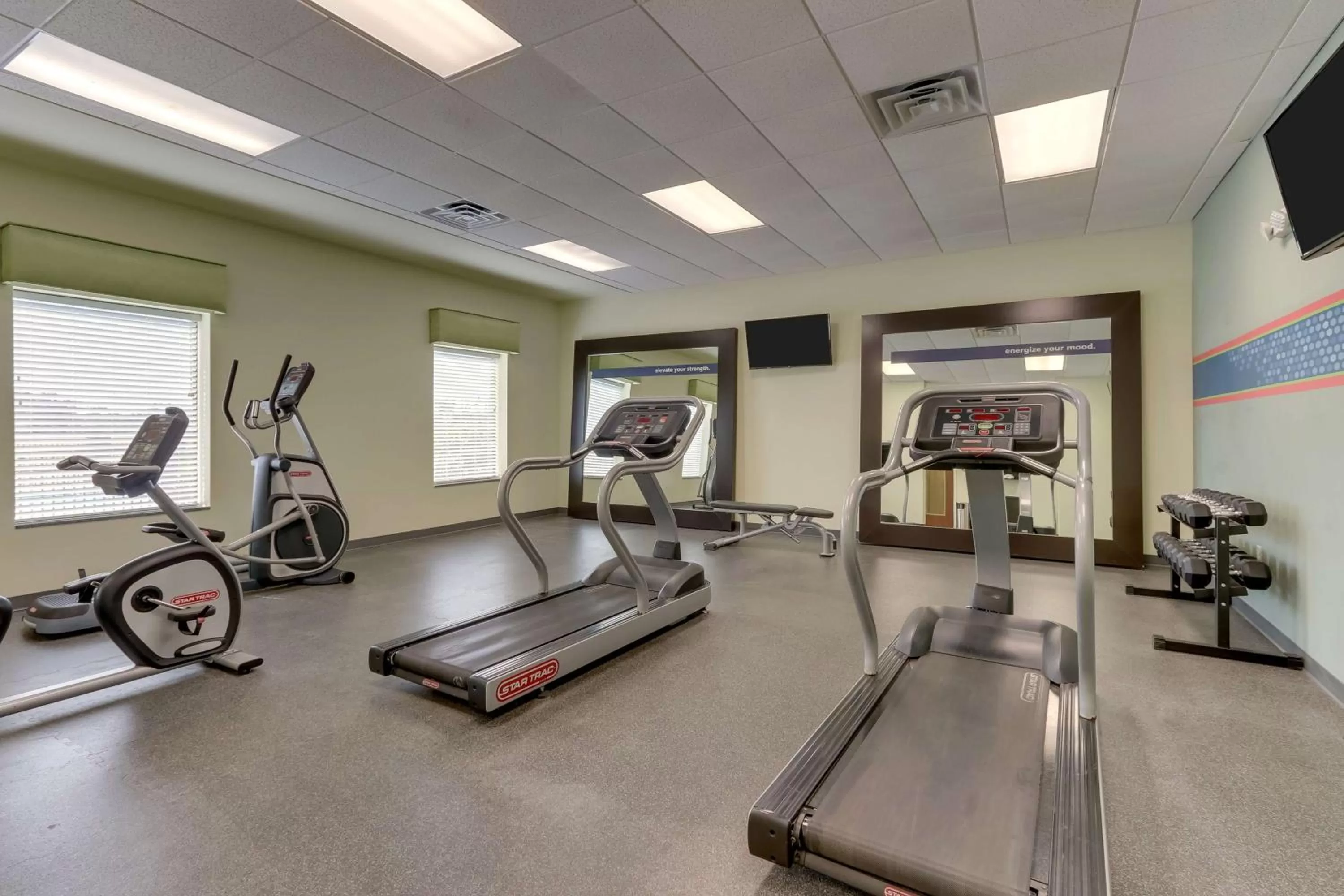 Fitness centre/facilities in Hampton Inn and Suites Swansboro Near Camp Lejeune