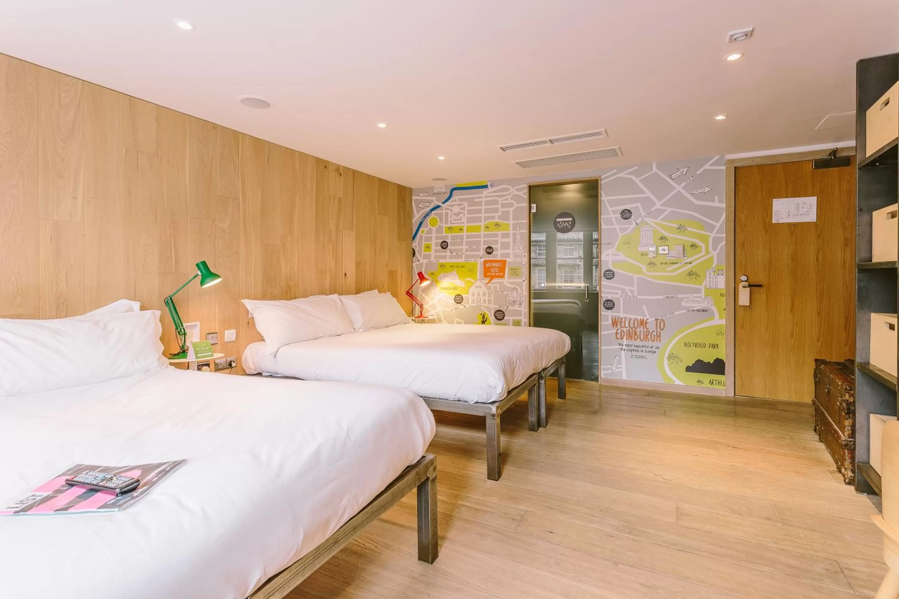 Bedroom, Bed in Grassmarket Hotel