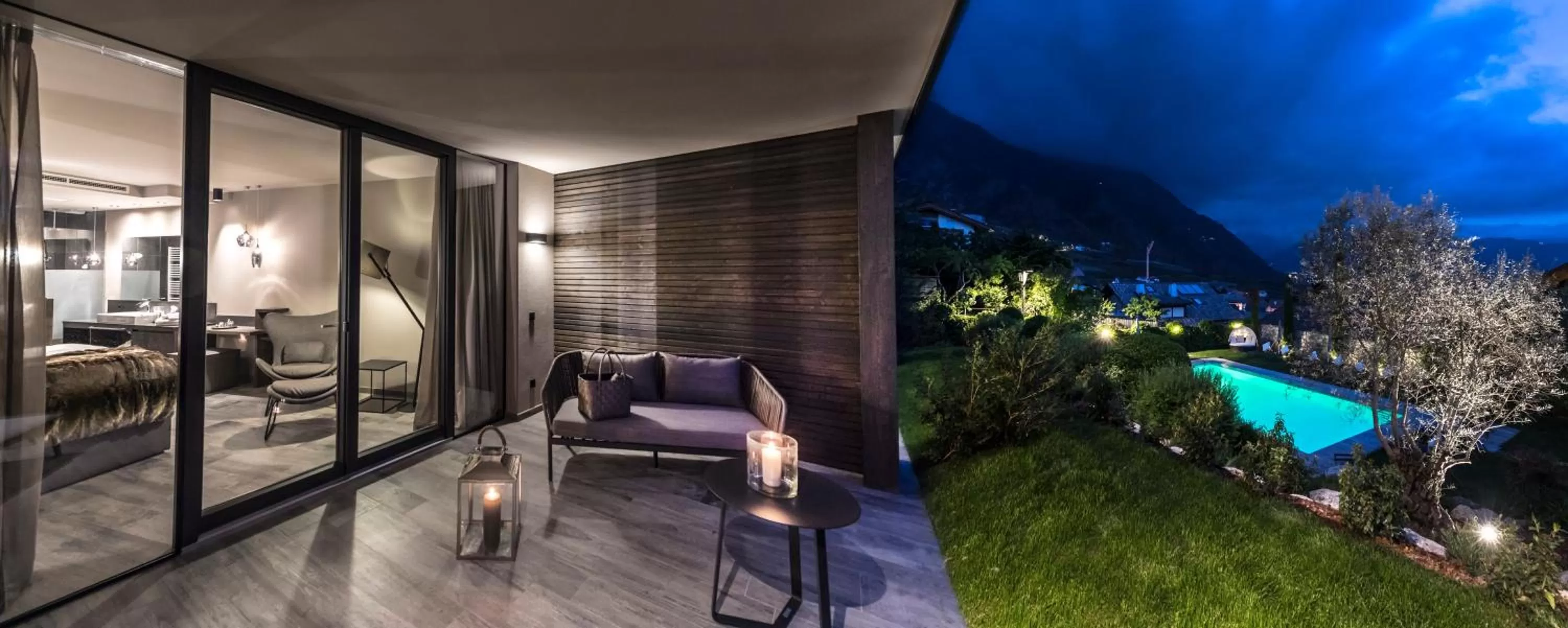 Balcony/Terrace in Mair Am Ort Living Hotel B&B